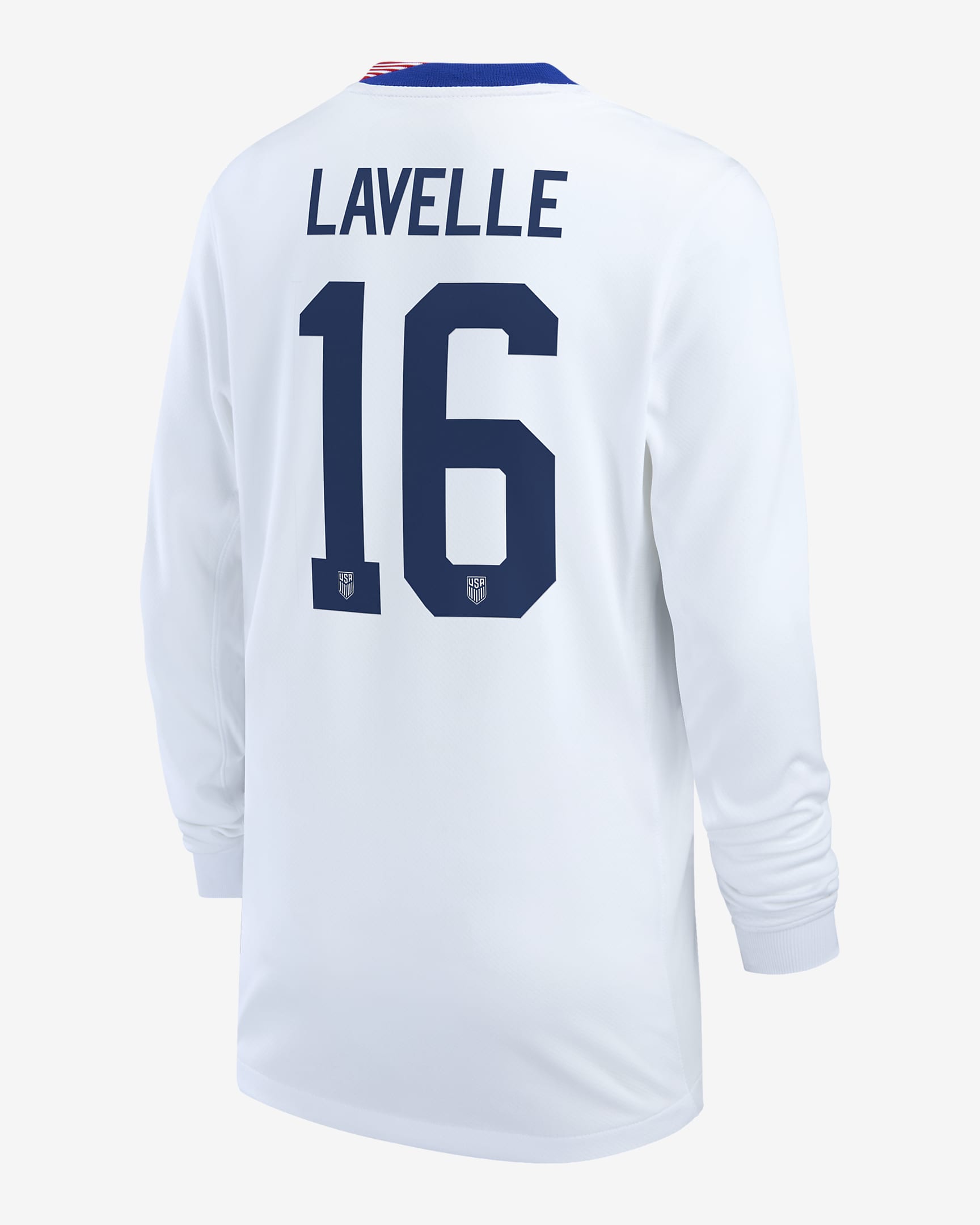 Rose Lavelle USWNT 2024 Stadium Home Big Kids' Nike Dri-FIT Long-Sleeve ...