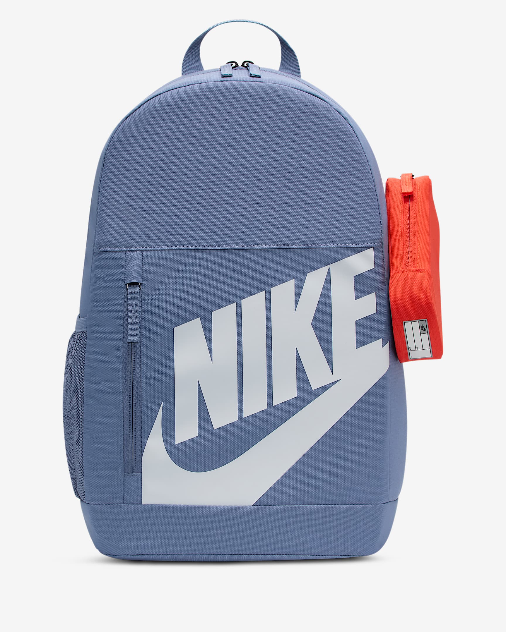 Nike Elemental Big Kids' Backpack (20L) - World Indigo/Orange/White