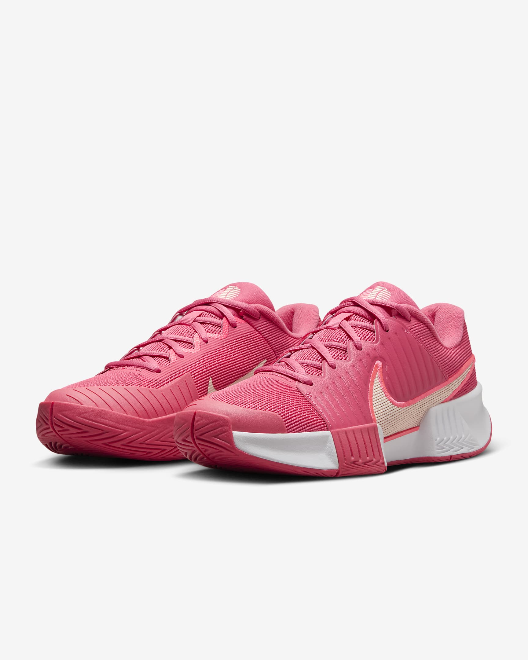 Nike GP Challenge Pro Women's Hard Court Tennis Shoes - Aster Pink/Hot Punch/Crimson Tint