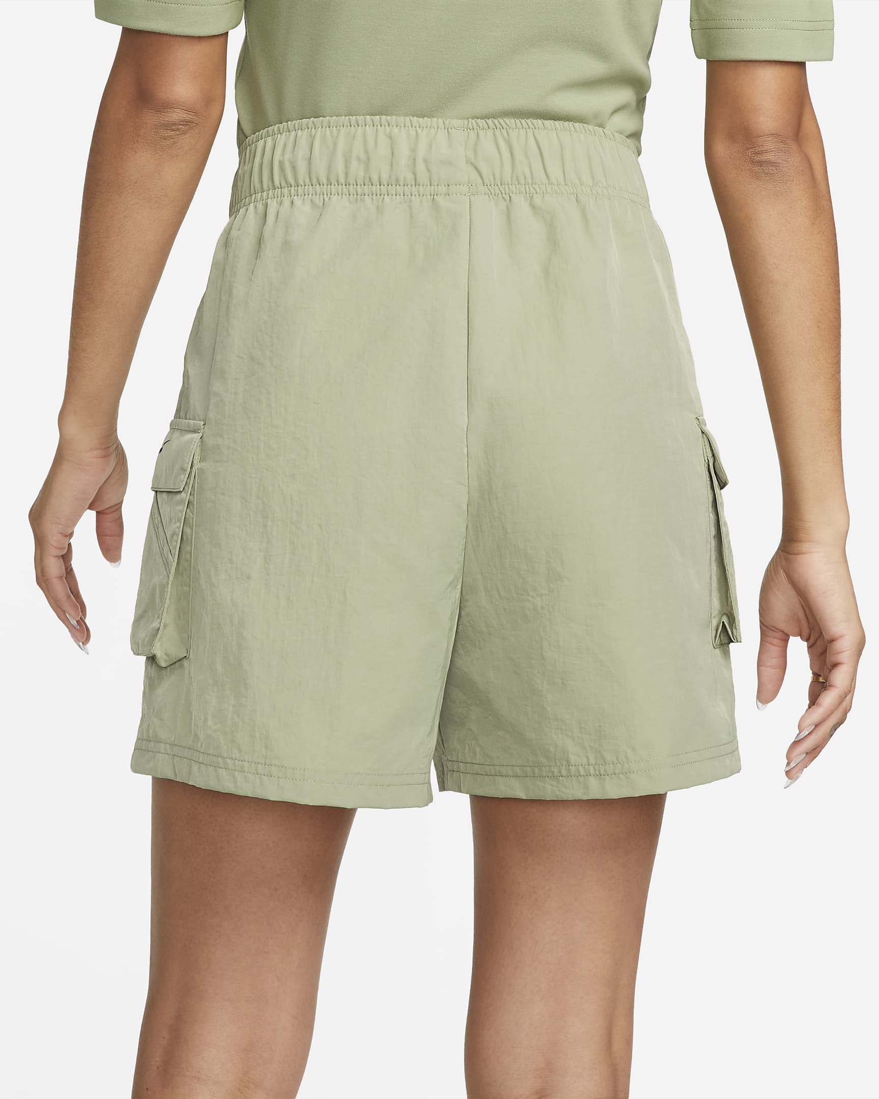 Nike Sportswear Essential Women's Woven HighRise Shorts. Nike SE
