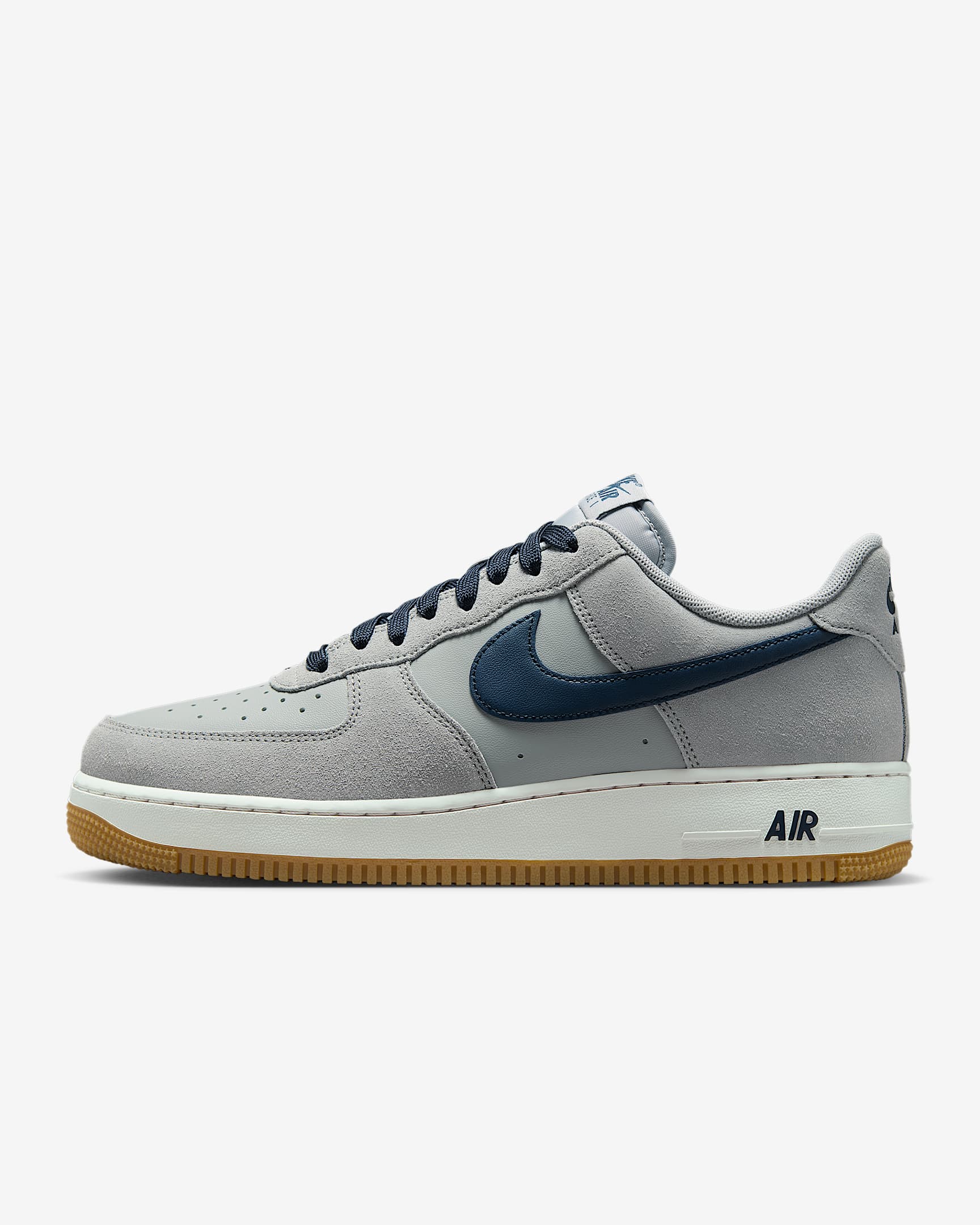 Nike Air Force 1 '07 LV8 Men's Shoes - Light Smoke Grey/Gum Light Brown/Summit White/Armory Navy