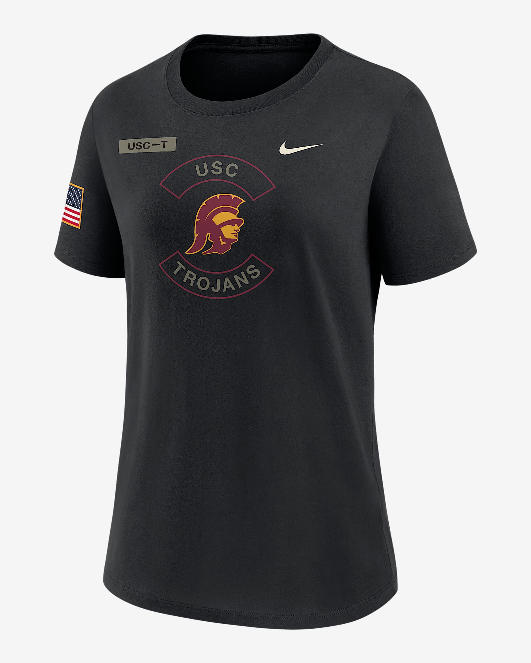 USC Military Appreciation Women's Nike Dri-FIT College T-Shirt - Black