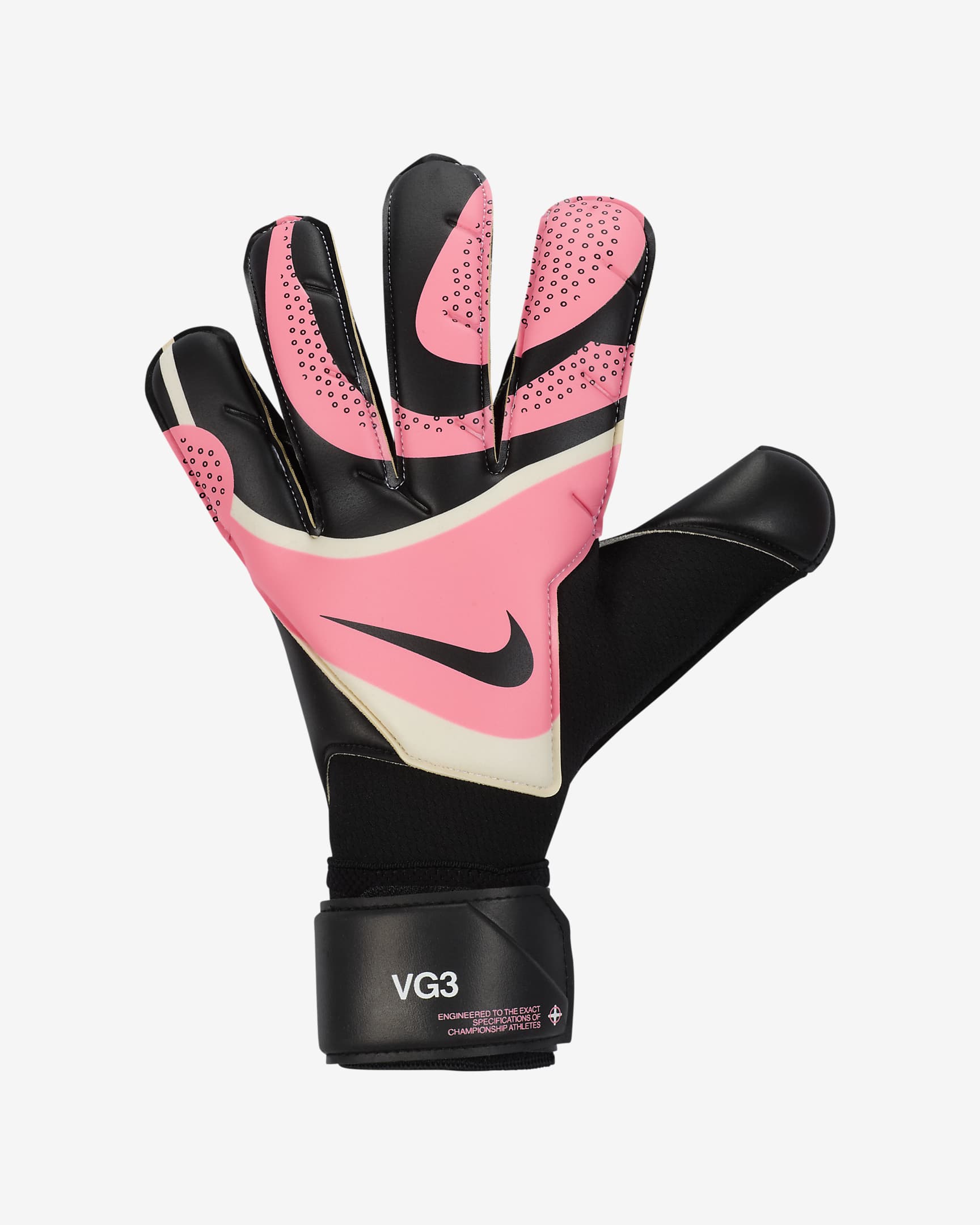 Brankářské rukavice Nike Vapor Grip3 - Černá/Sunset Pulse/Černá