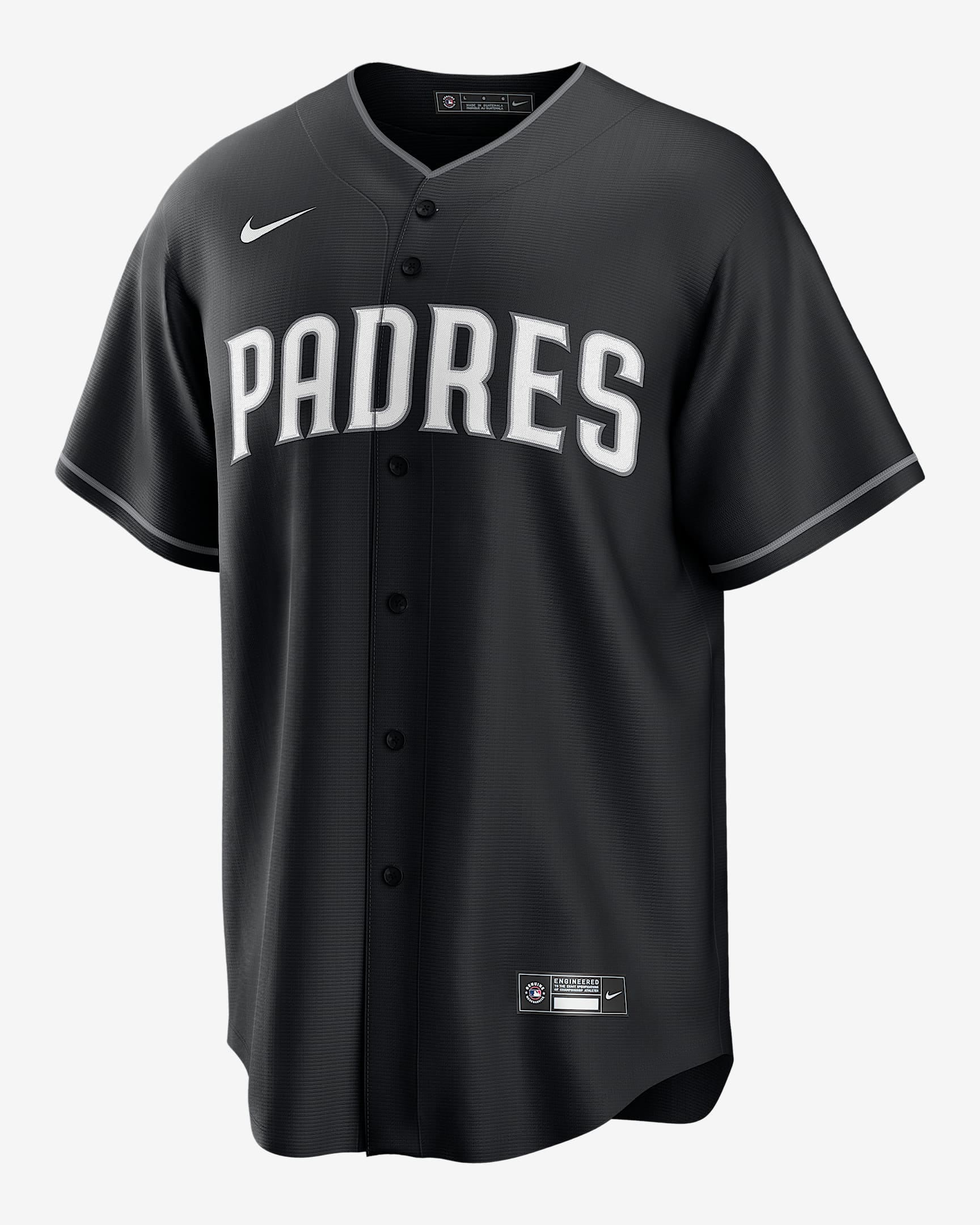 Manny Machado San Diego Padres Men's Nike MLB Replica Jersey - Black