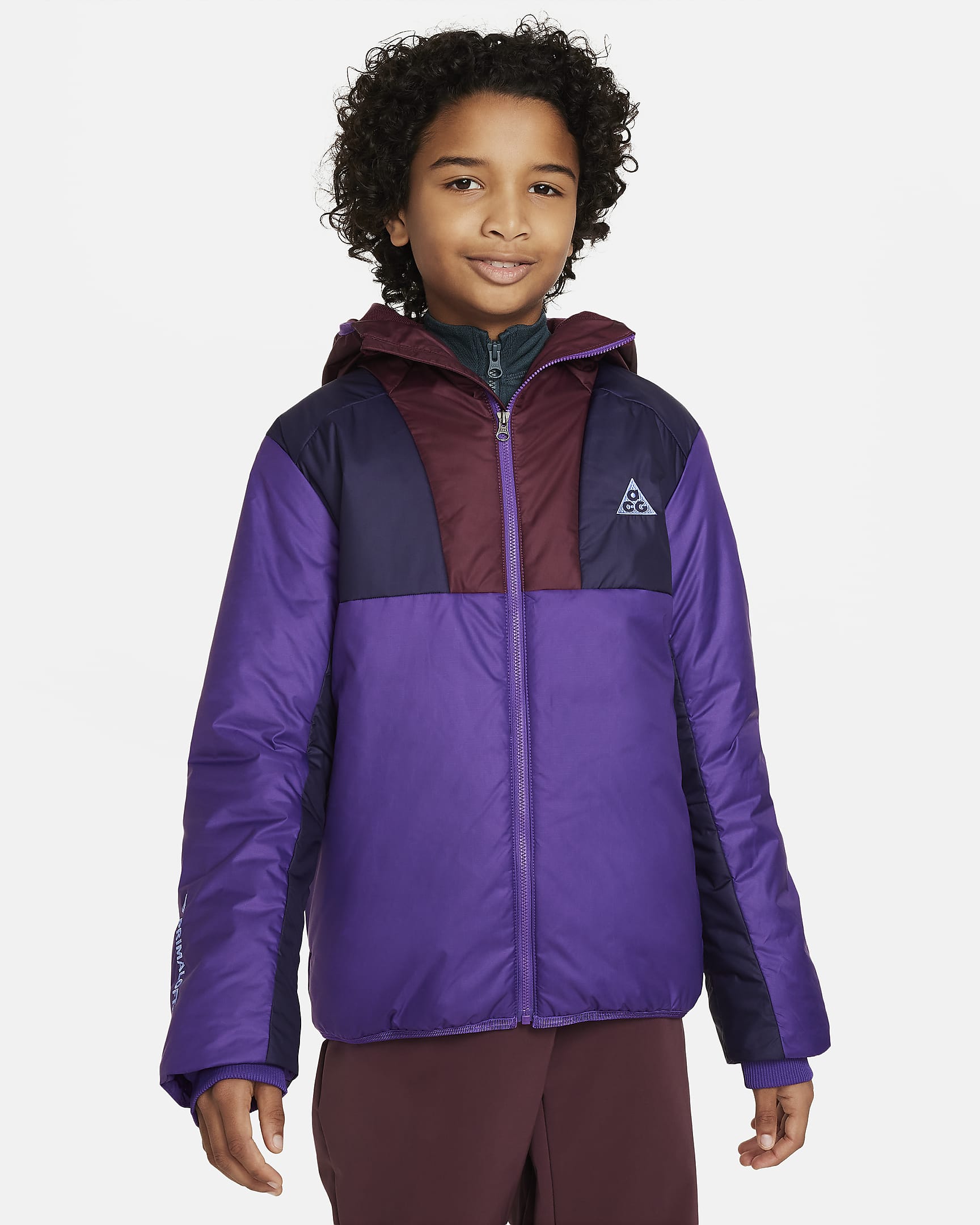 Nike ACG Storm-FIT "Rope De Dope" Big Kids' Jacket - Violet Dust/Purple Cosmos/Purple Ink/Polar