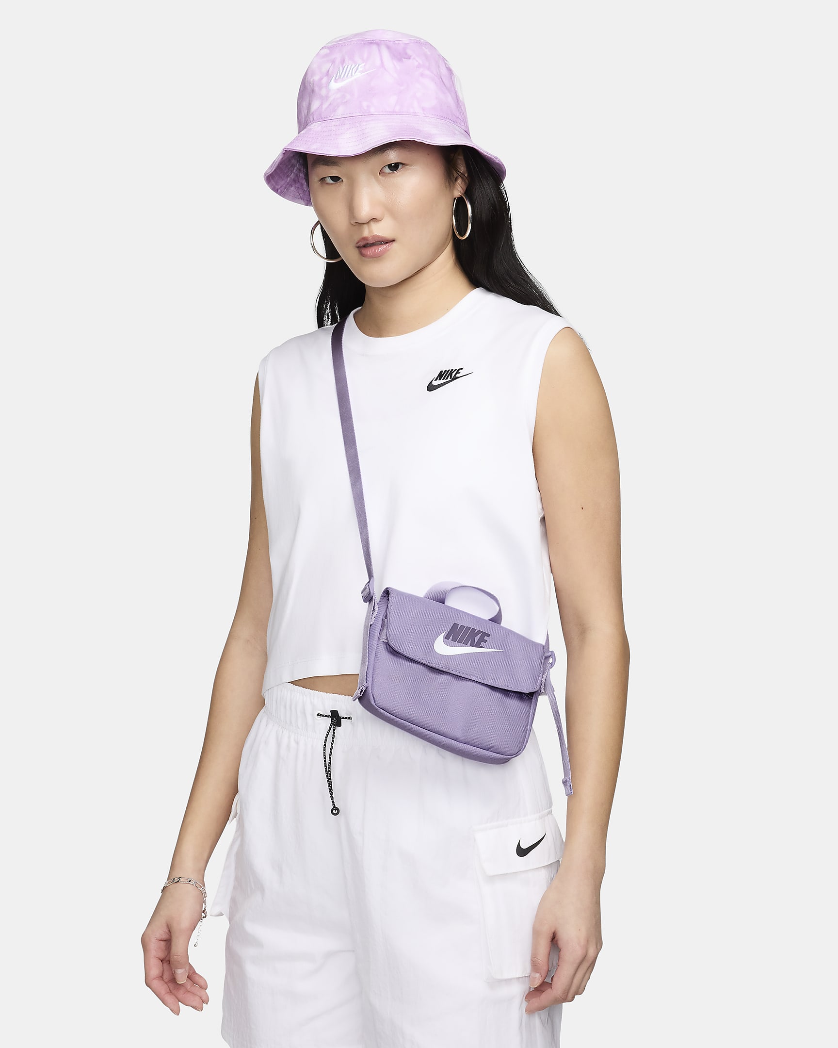 Nike Kids' Cross-Body Bag (1L) - Hydrangeas/Hydrangeas/White