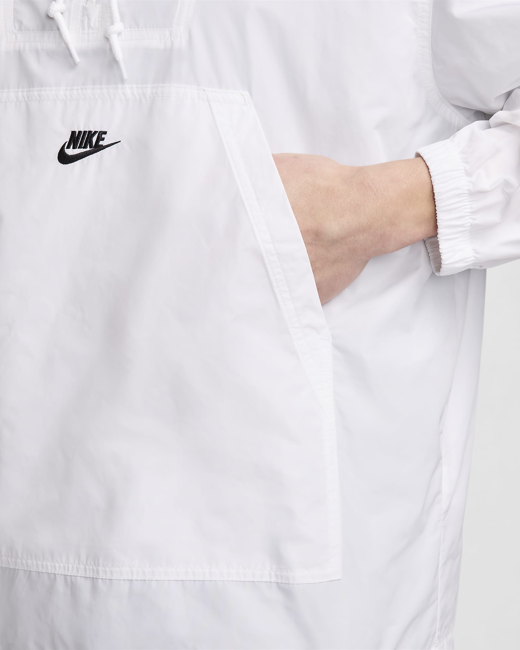 Nike Club Men's Marina Anorak - White/Black