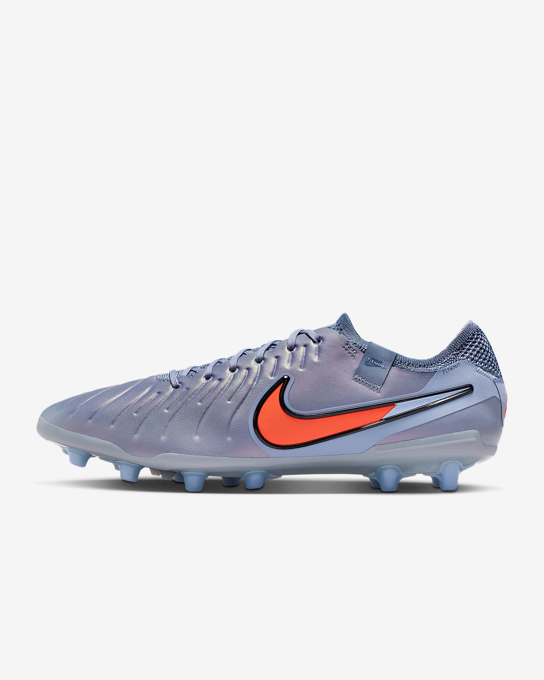 Nike Tiempo Legend 10 Elite Artificial-Grass Low-Top Football Boot - Blue Eclipse/Black