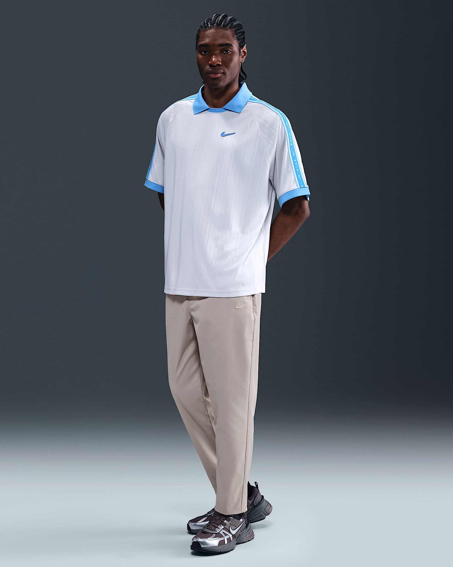 Nike Club Men's Woven Tapered Pants - College Grey/College Grey