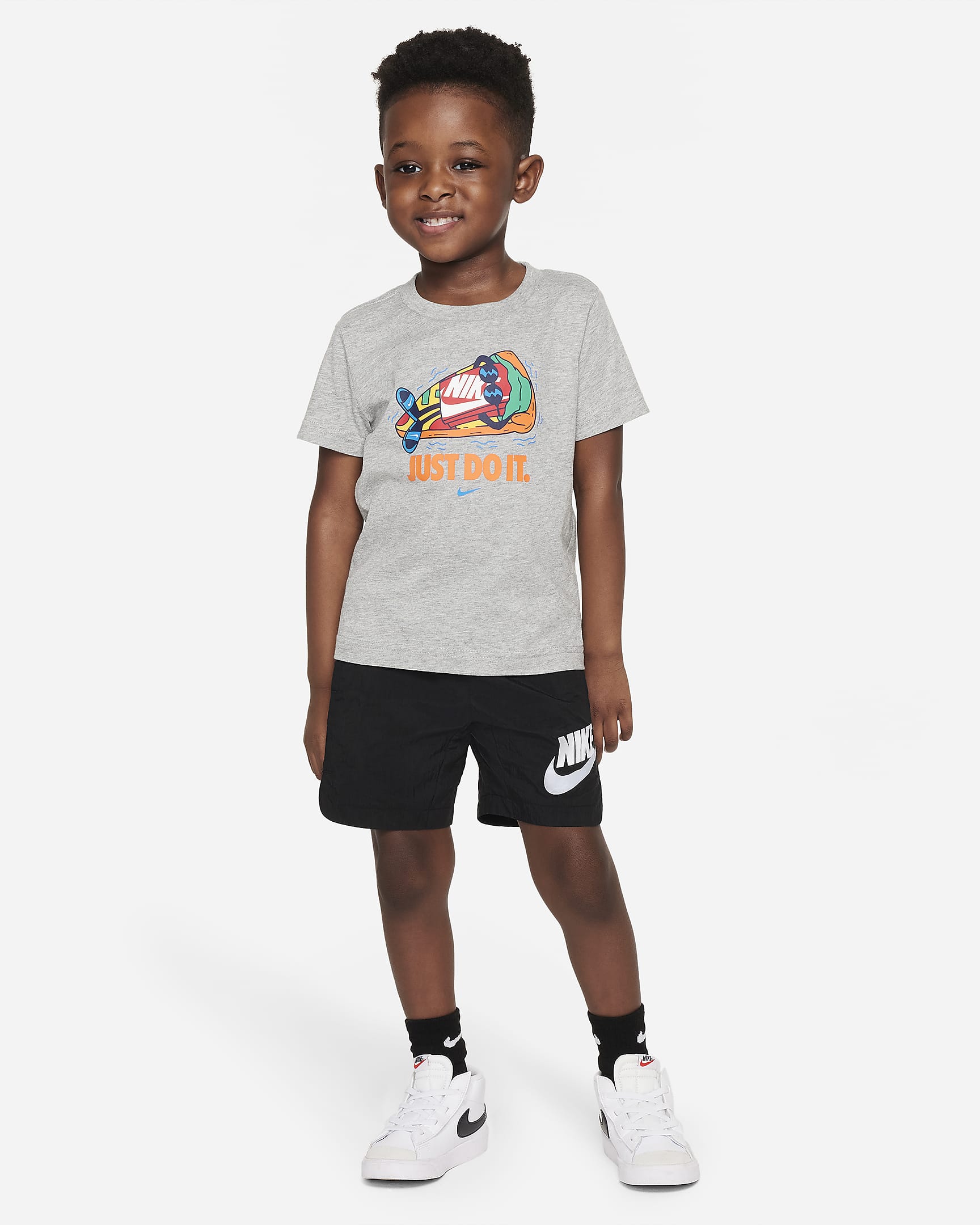 Playera cuadrada Float infantil Nike. Nike.com