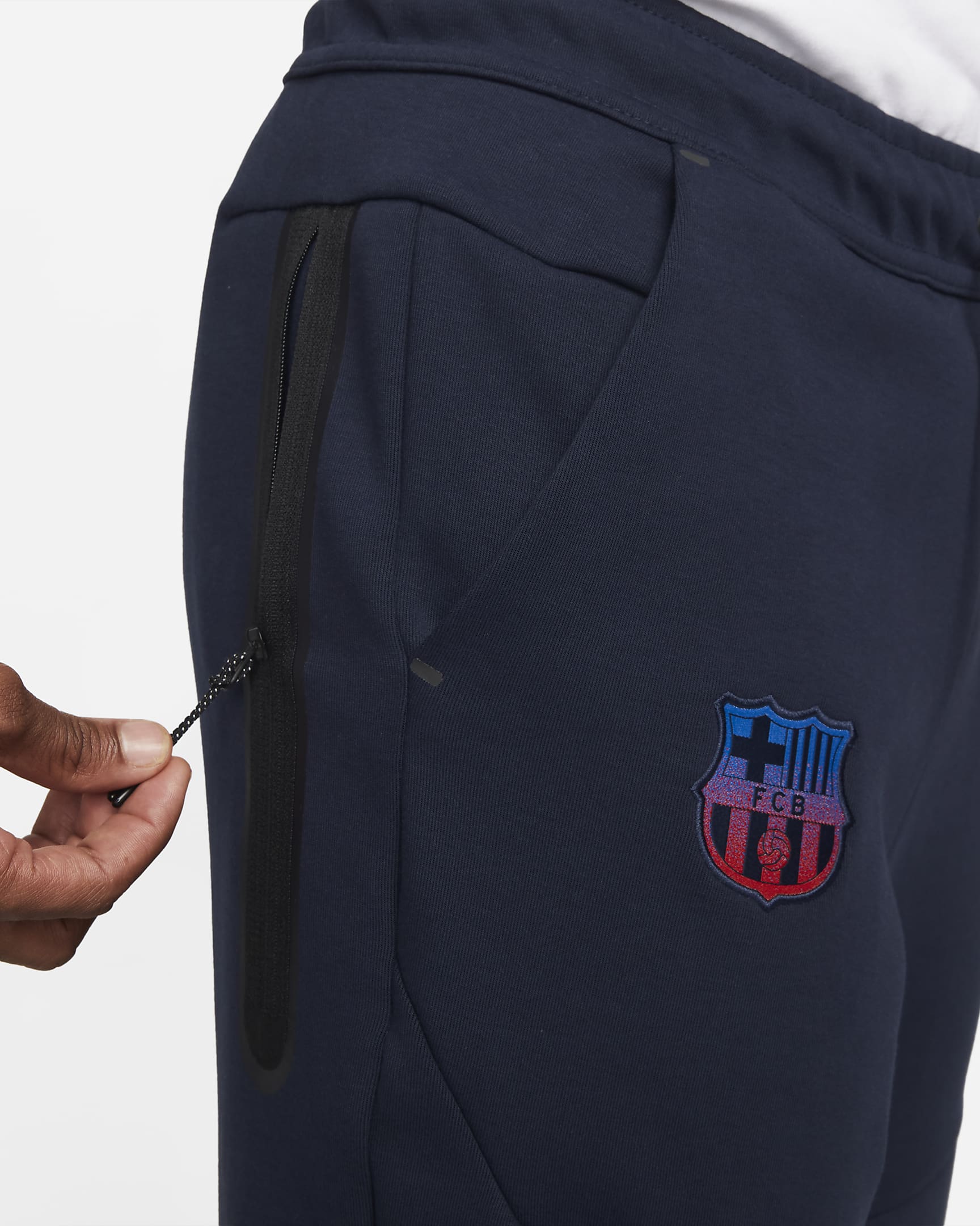 fc barcelona tech fleece joggers