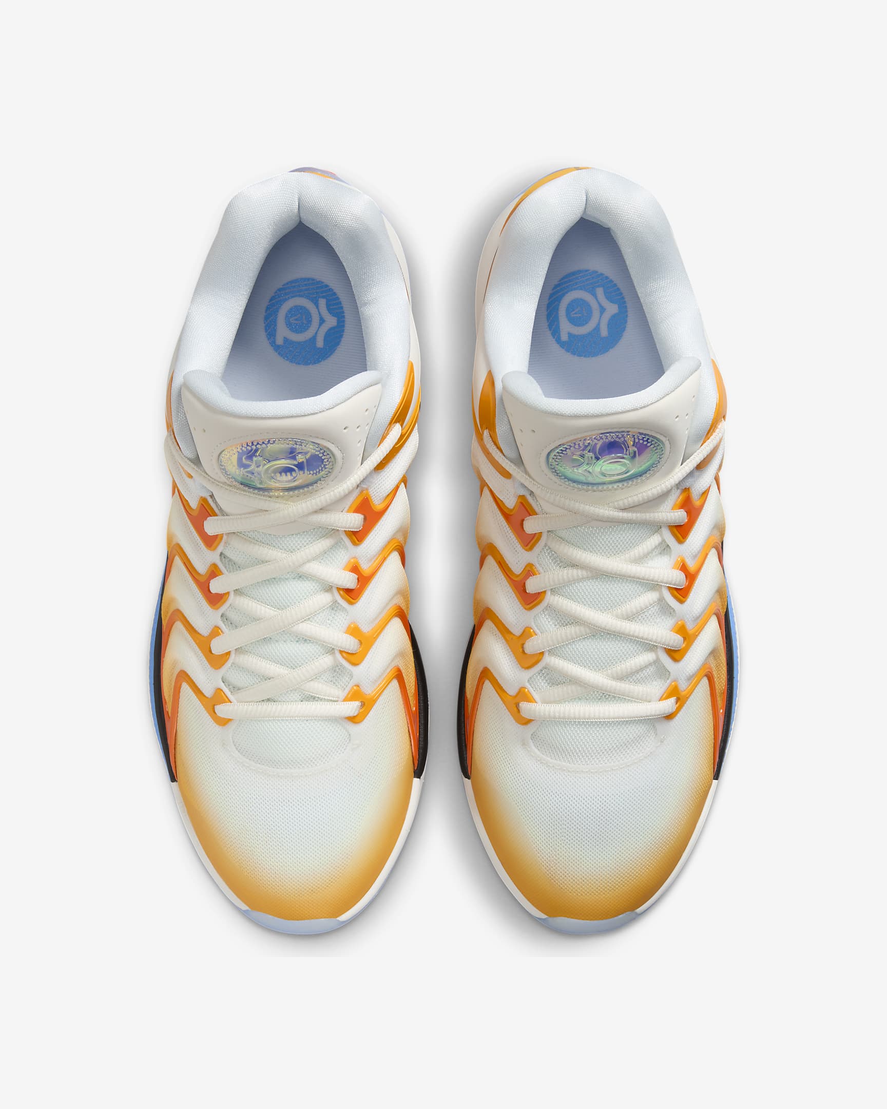 KD17 EP Basketball Shoes - University Gold/Safety Orange/University Blue/Black