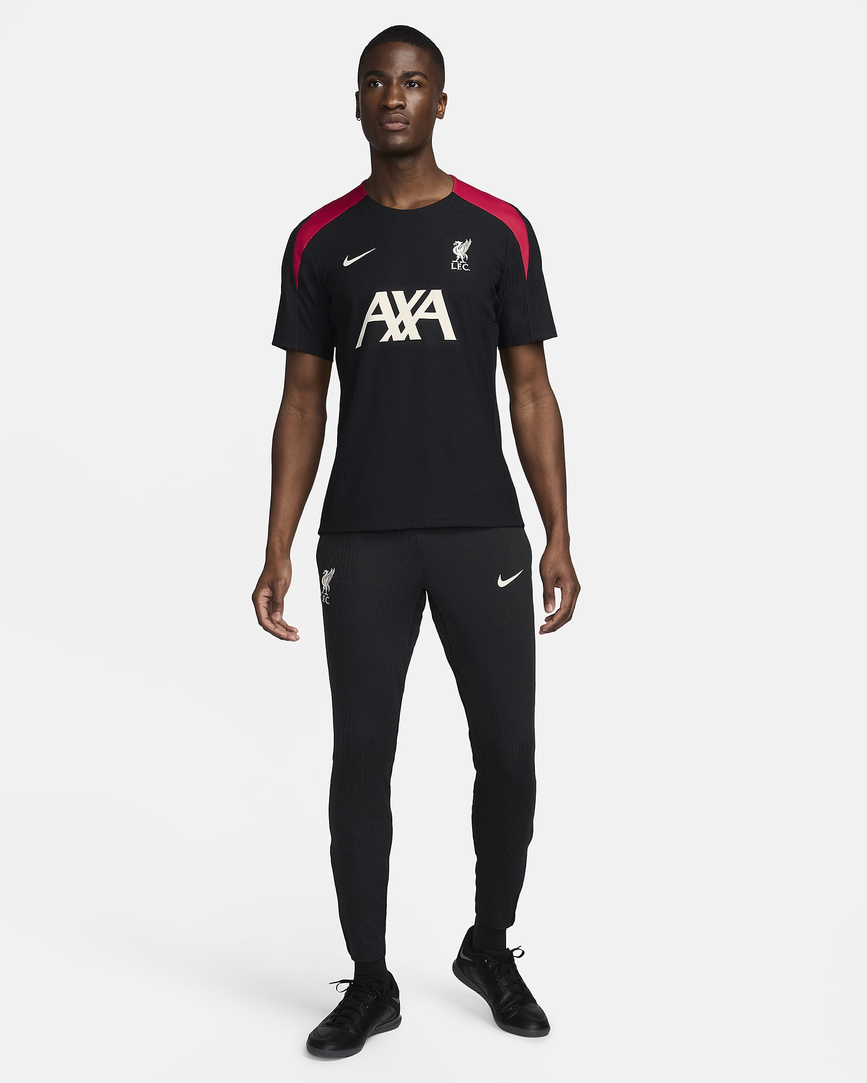 FC Liverpool Strike Elite Nike Dri-FIT ADV Fußballhose aus Strickmaterial für Herren - Schwarz/Gym Red/Light Orewood Brown