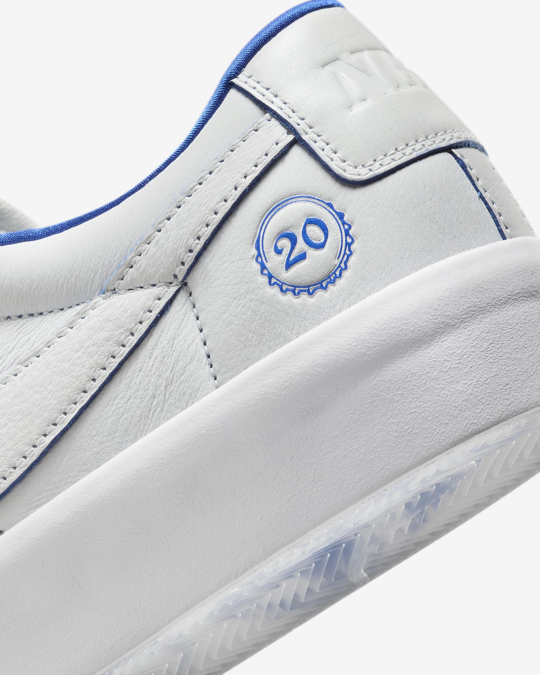 Nike SB Blazer Low Pro GT Premium Zapatillas - Hombre - Summit White/Summit White/Blanco/Game Royal