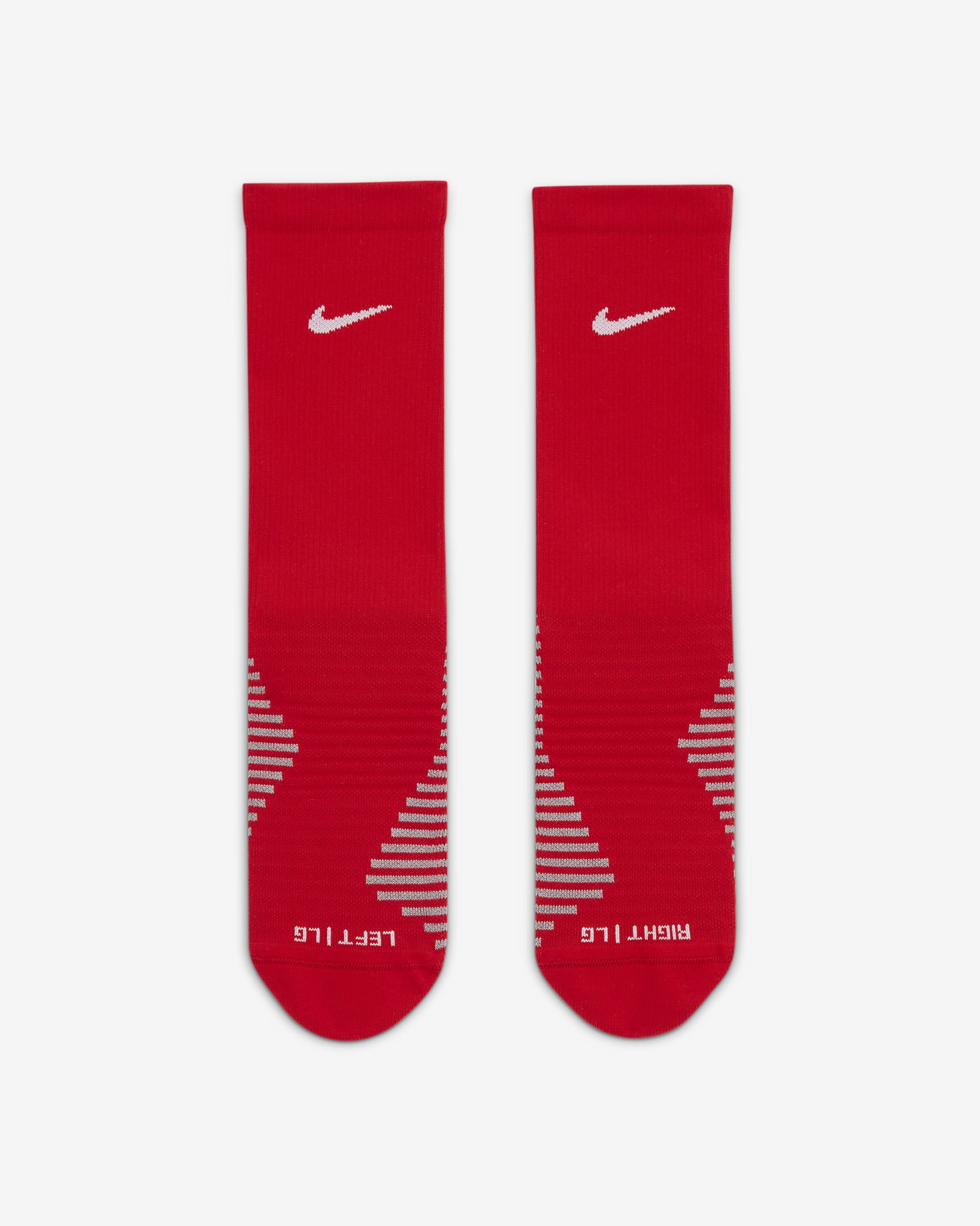 Chaussettes de football mi-mollet Nike Strike - University Red/Blanc