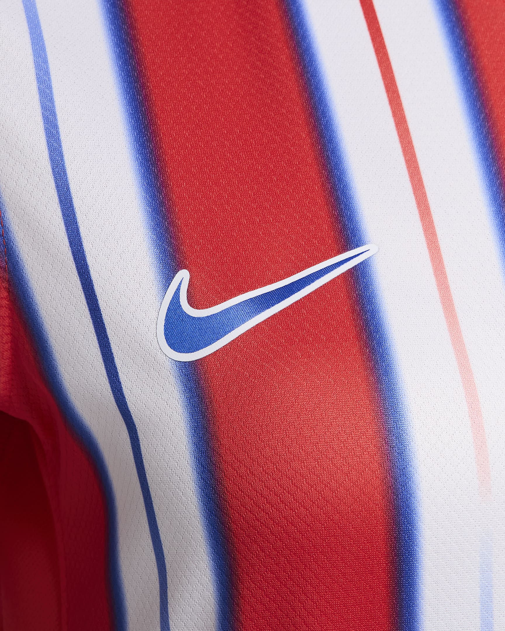 Fotbollströja Atlético Madrid 2024/25 Stadium (hemmaställ) Nike Dri-FIT Replica för kvinnor - Hyper Royal/Light Crimson/Vit