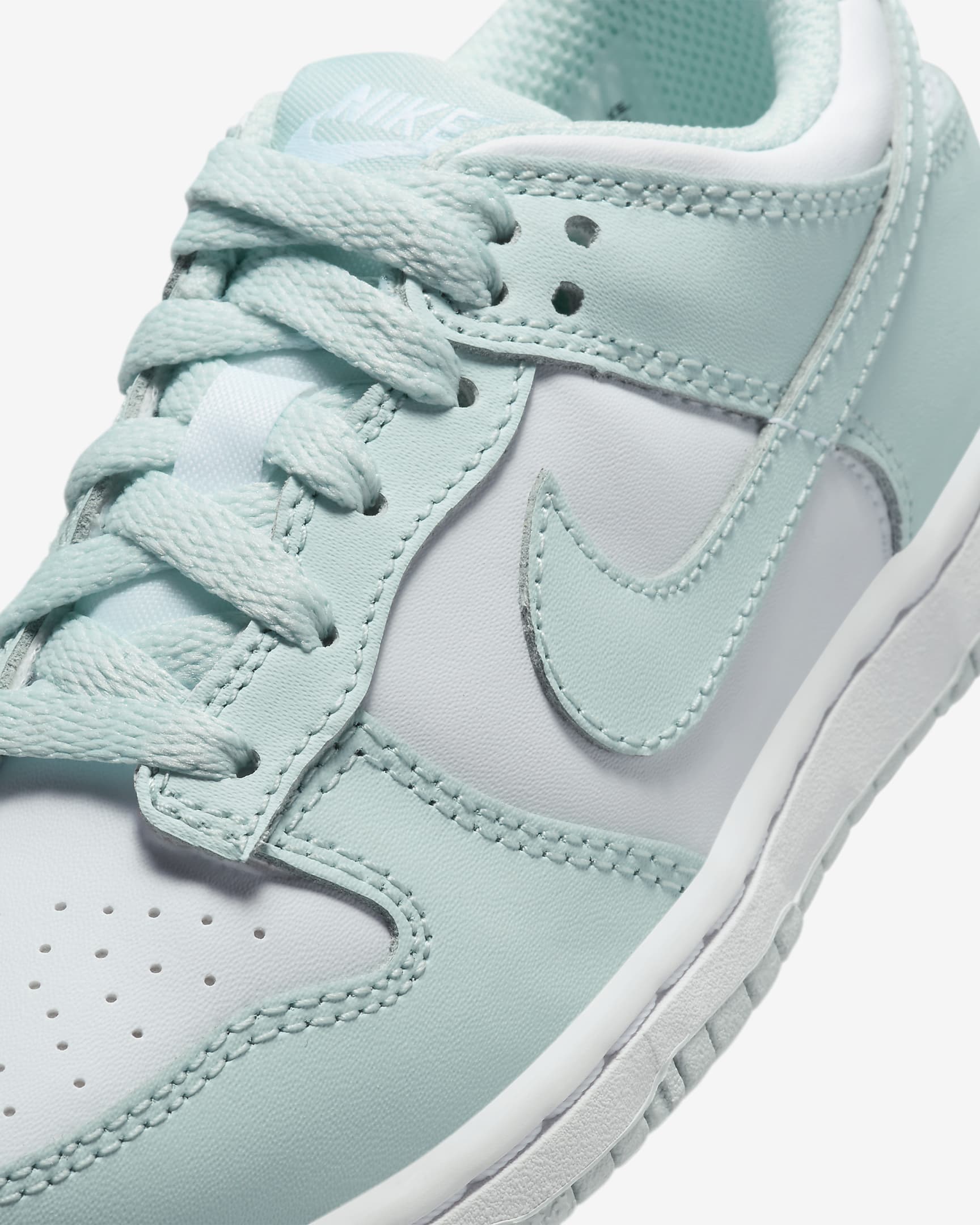 Nike Dunk Low Little Kids' Shoes - White/Glacier Blue