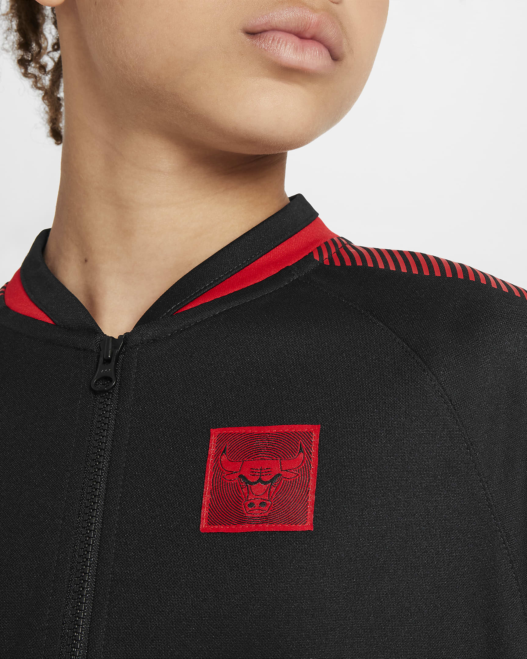 Survêtement Nike Dri-FIT NBA Chicago Bulls Starting 5 Courtside pour ado - Noir