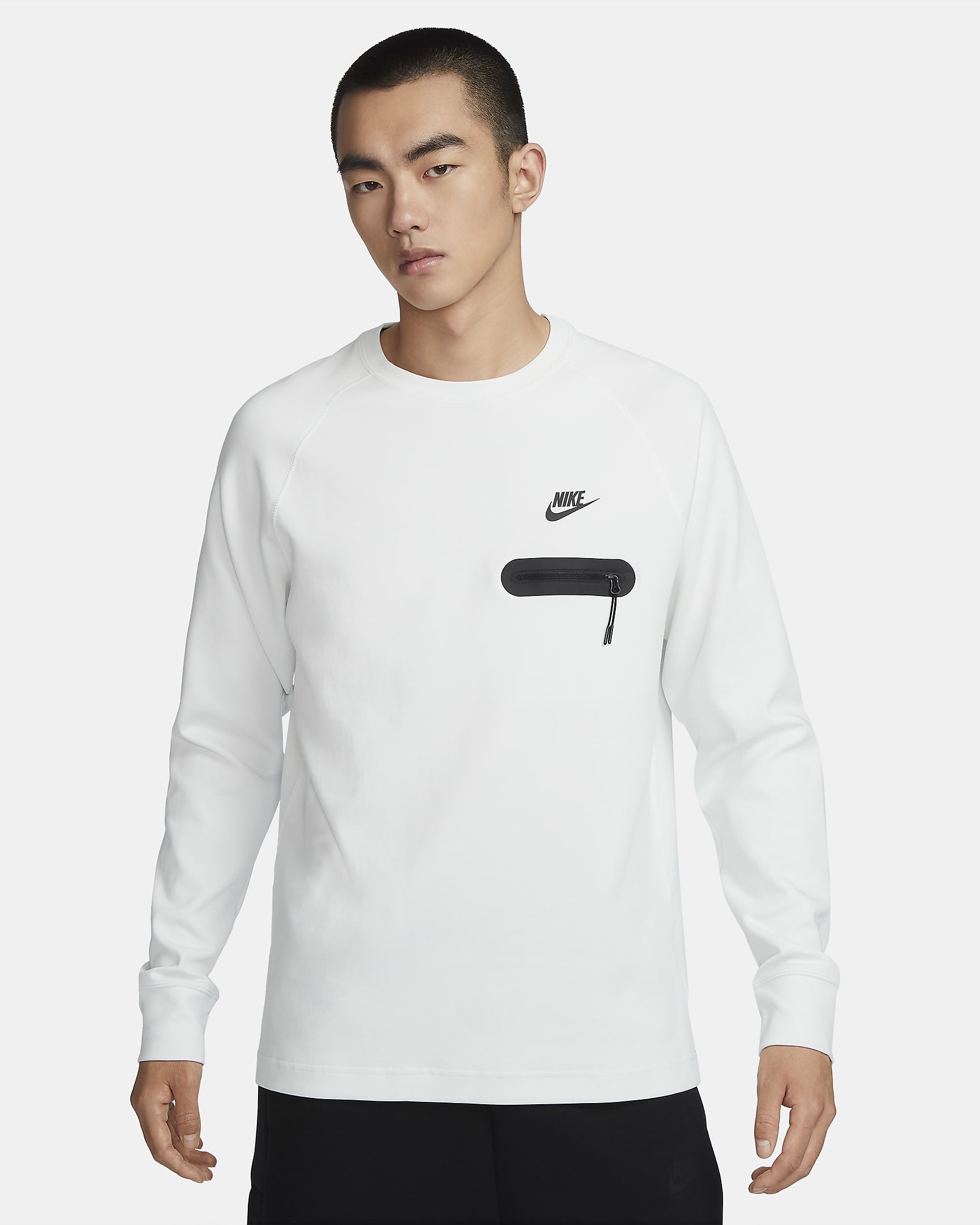 Nike Tech Fleece Lightweight Men's Long-Sleeve Top. Nike SG
