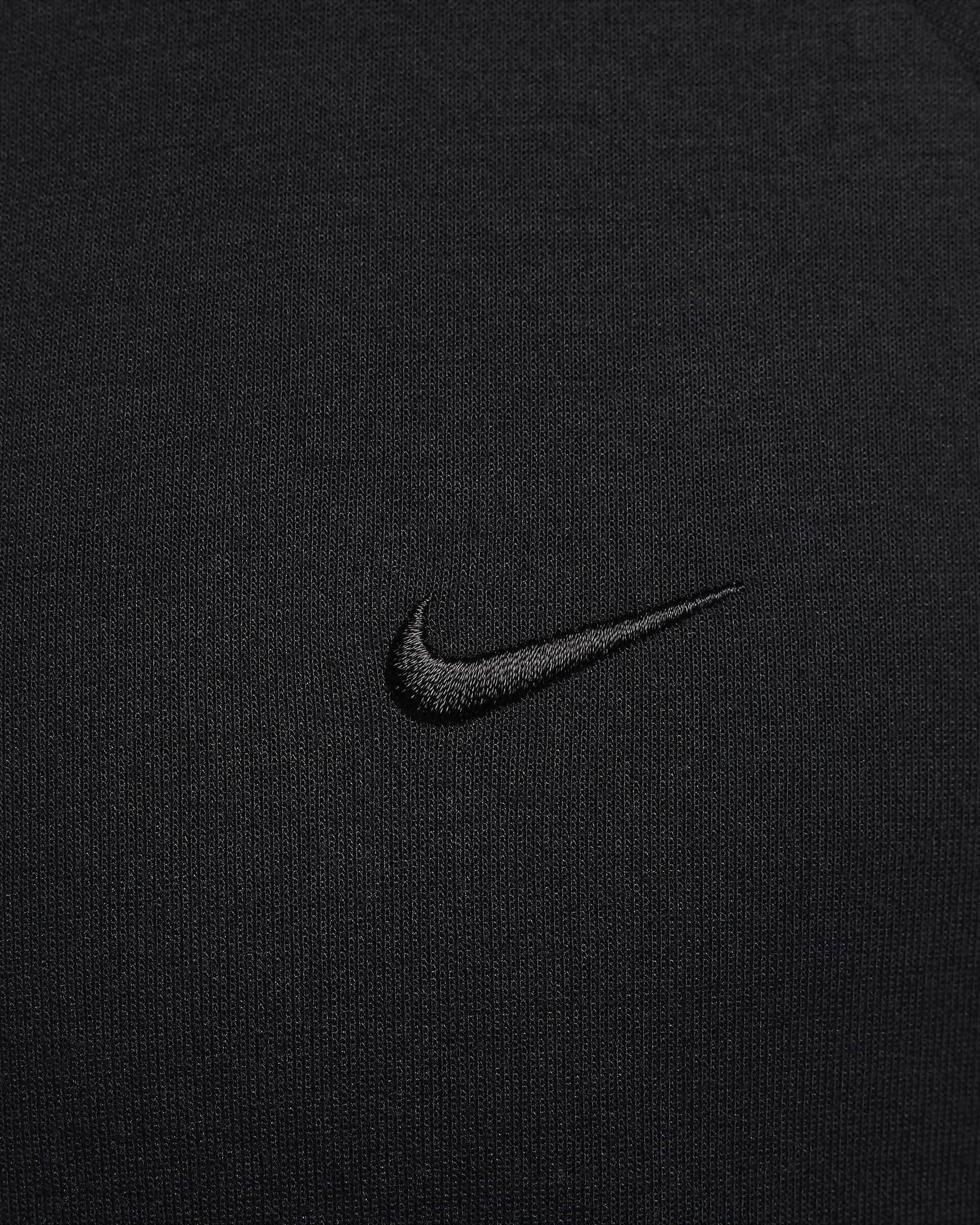 Nike Primary vielseitige Dri-FIT UV Kapuzenjacke mit durchgehendem Reißverschluss (Herren) - Schwarz/Schwarz