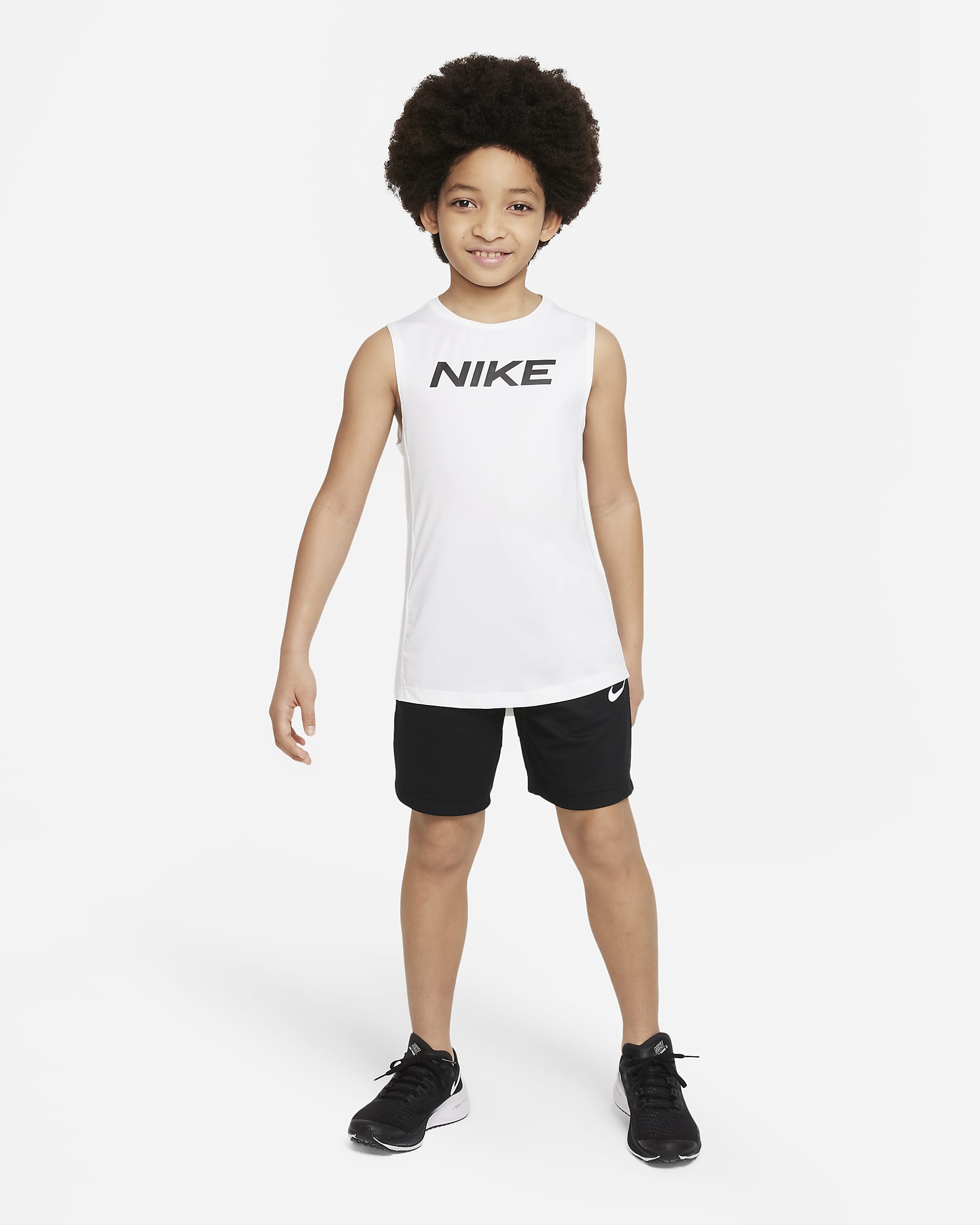 Nike Pro Big Kids' (Boys') Sleeveless Top. Nike.com
