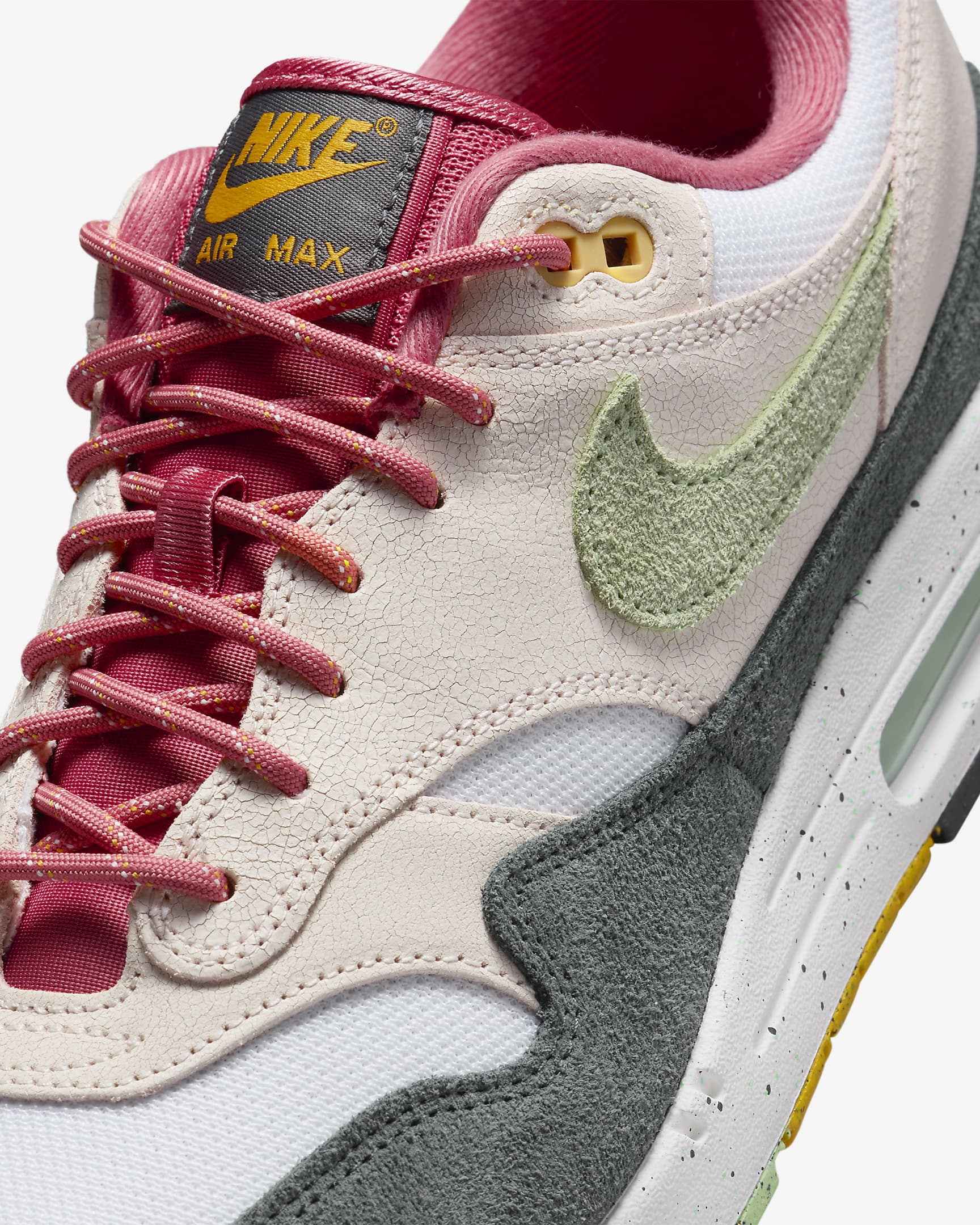 Nike Air Max 1 Men's Shoes - Light Soft Pink/Anthracite/Adobe/Vapor Green