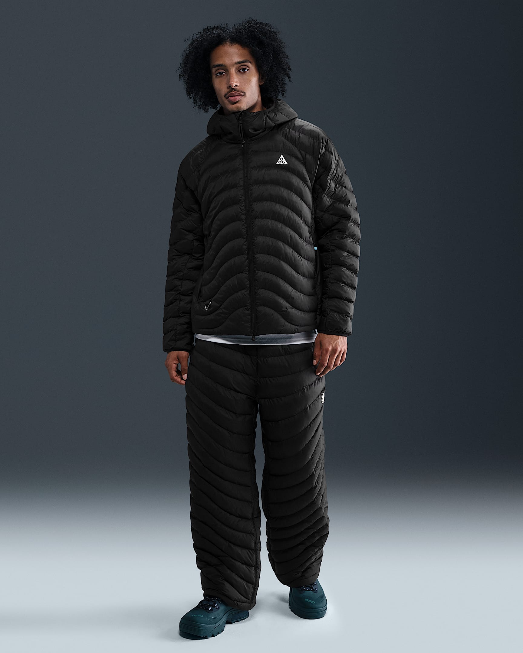 Calças Therma-FIT ADV Nike ACG "Lava Flow" - Preto/Preto/Branco Summit