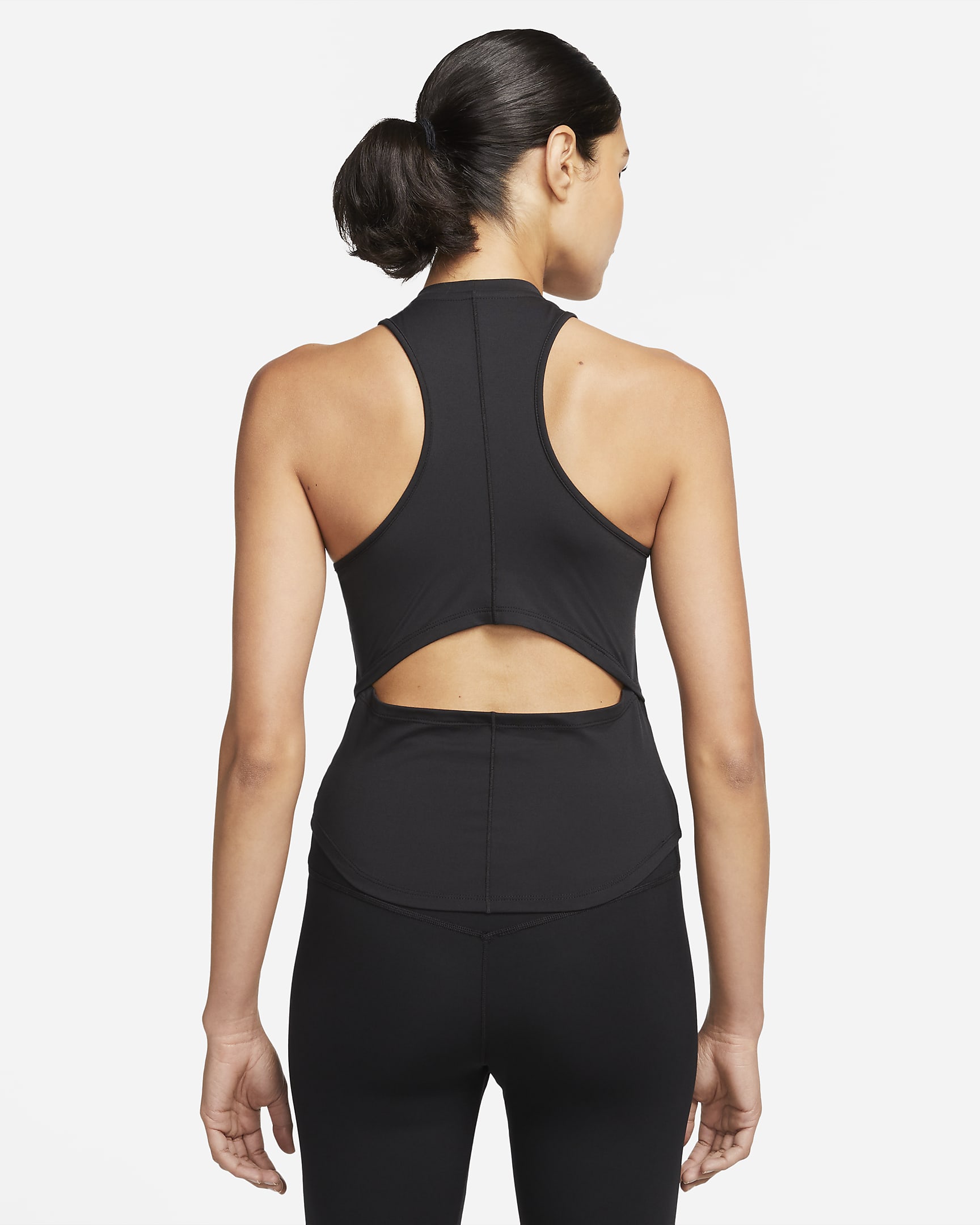 Nike Dri-FIT One Luxe Women's Cropped Tank Top - Black