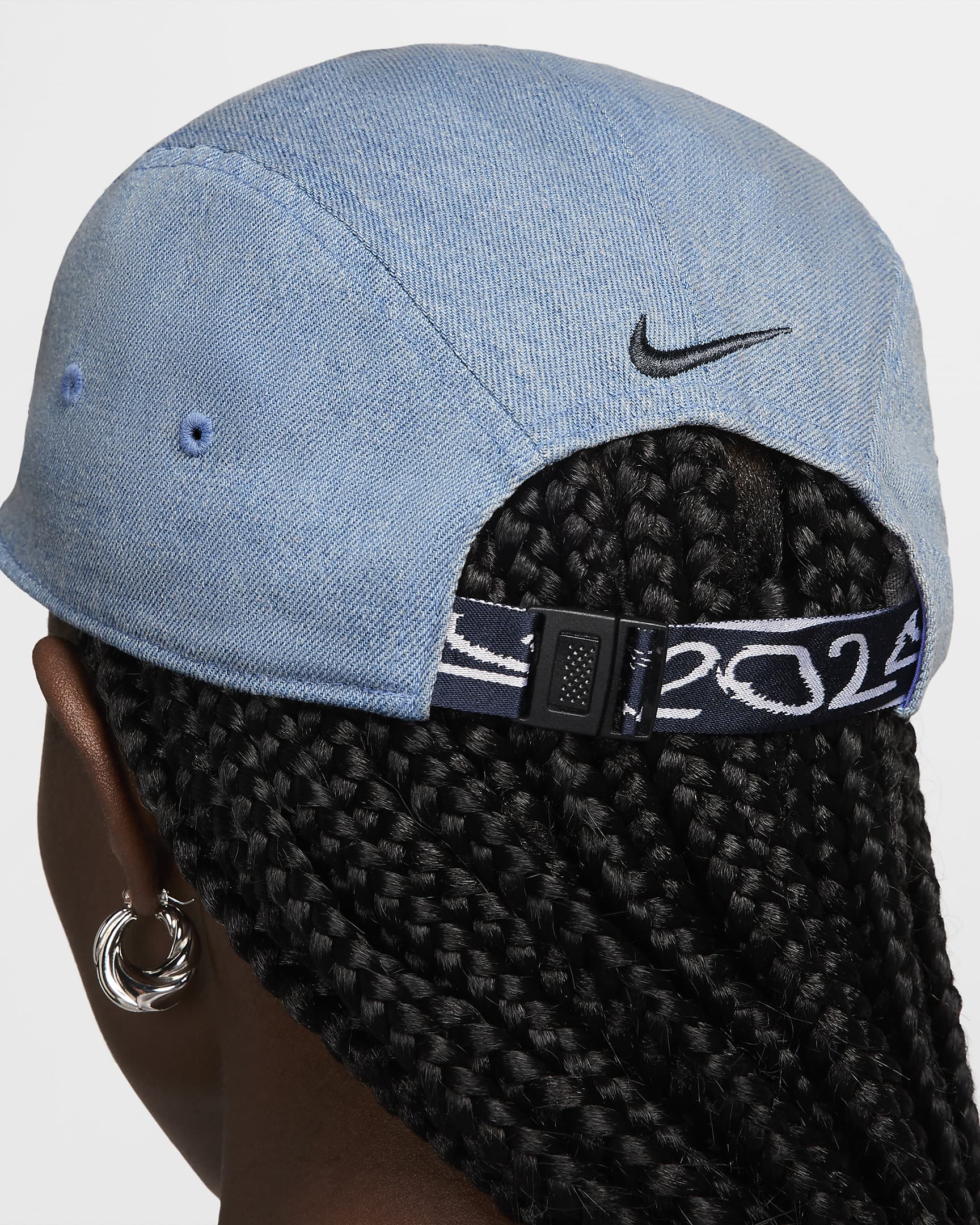 EE. UU. Fly Gorra de denim Nike Dri-FIT - Ashen Slate/Astronomy Blue/Obsidian