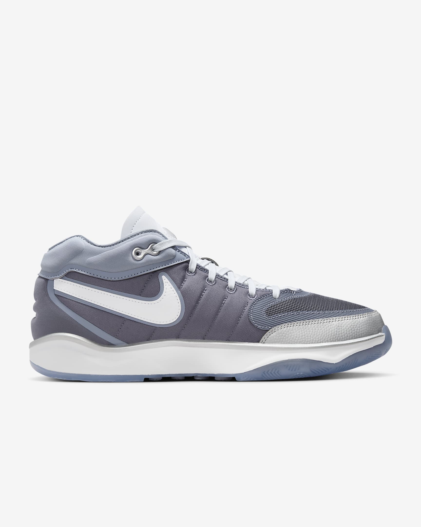 Nike G.T. Basketbalové boty Hustle 2 - Light Carbon/Football Grey/Bílá