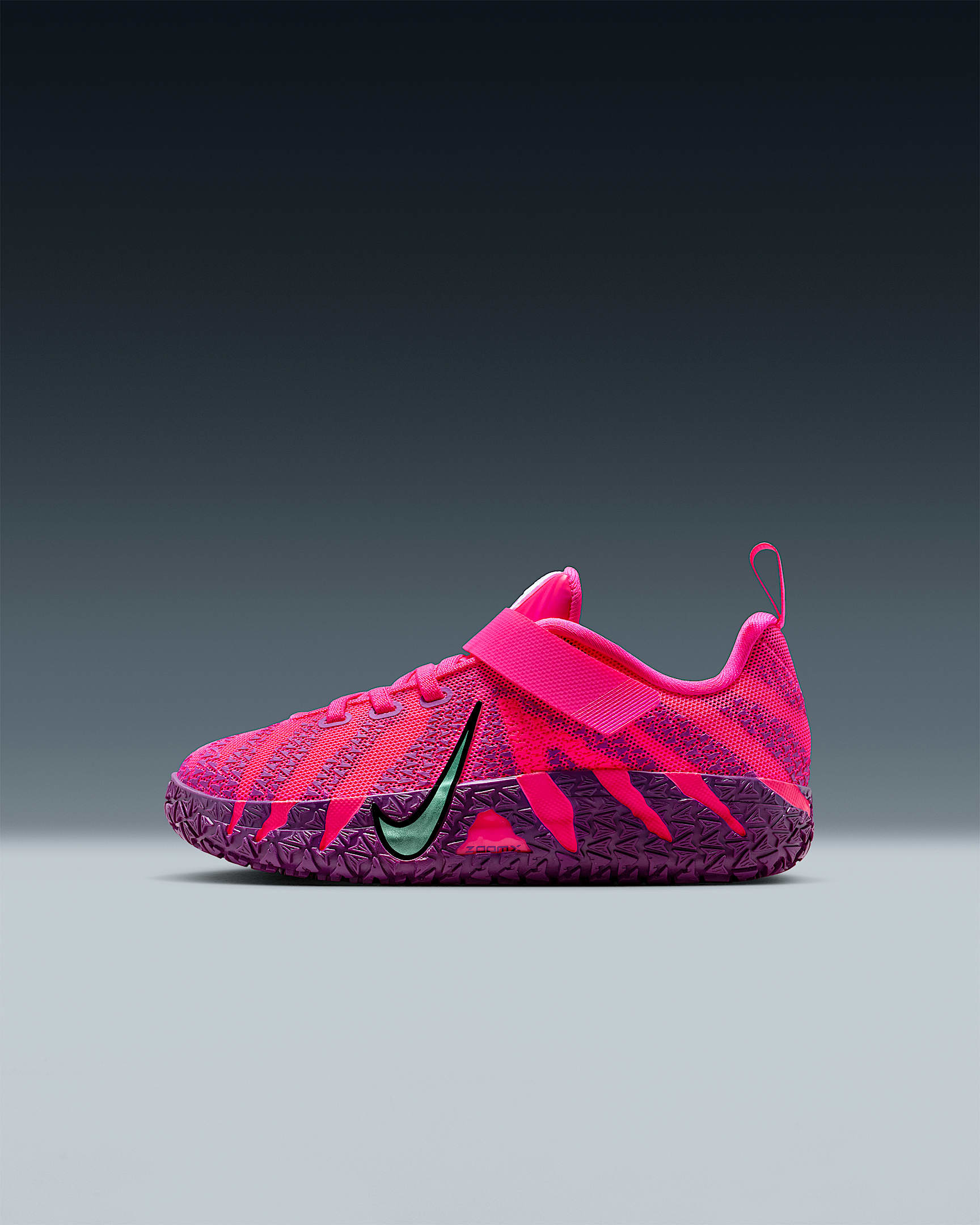 Ja 3 "Price of Admission" Little Kids' Basketball Shoes - Hyper Pink/Black/Viotech/Mint Foam