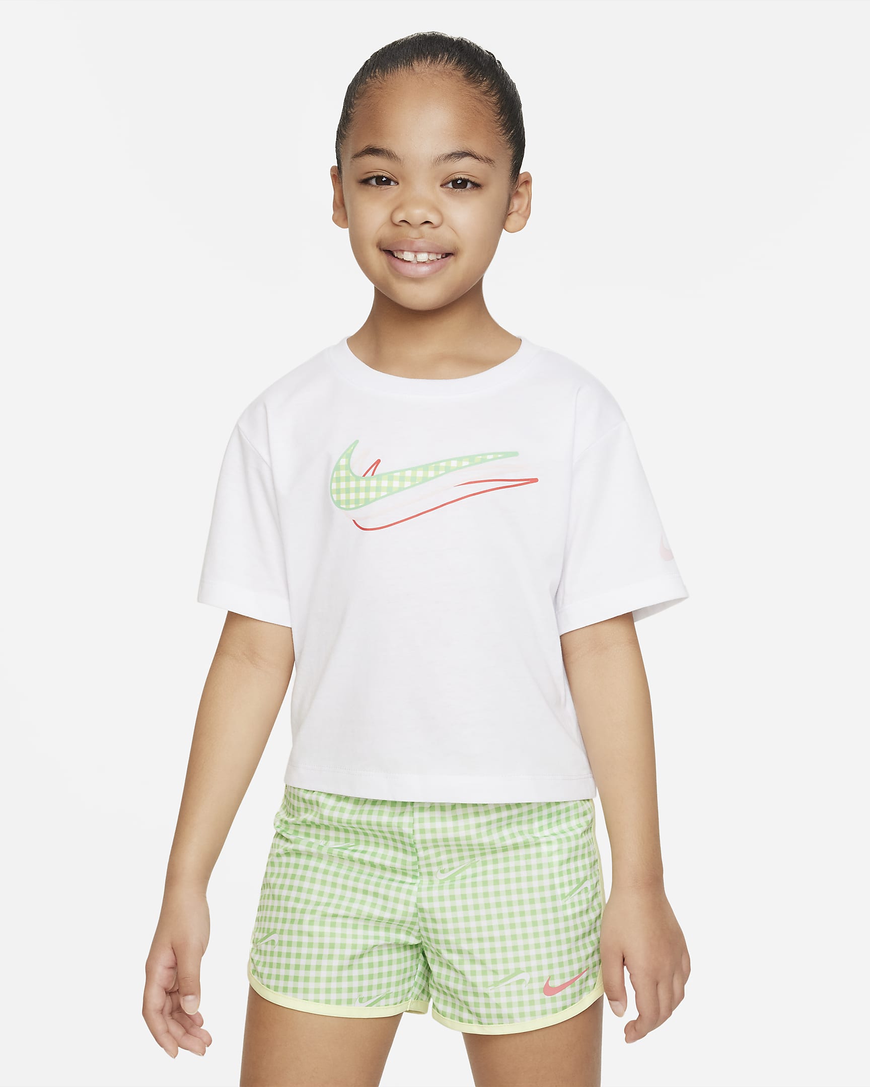 ナイキ アイコン ボクシー Tシャツ リトルキッズ Tシャツ - ホワイト