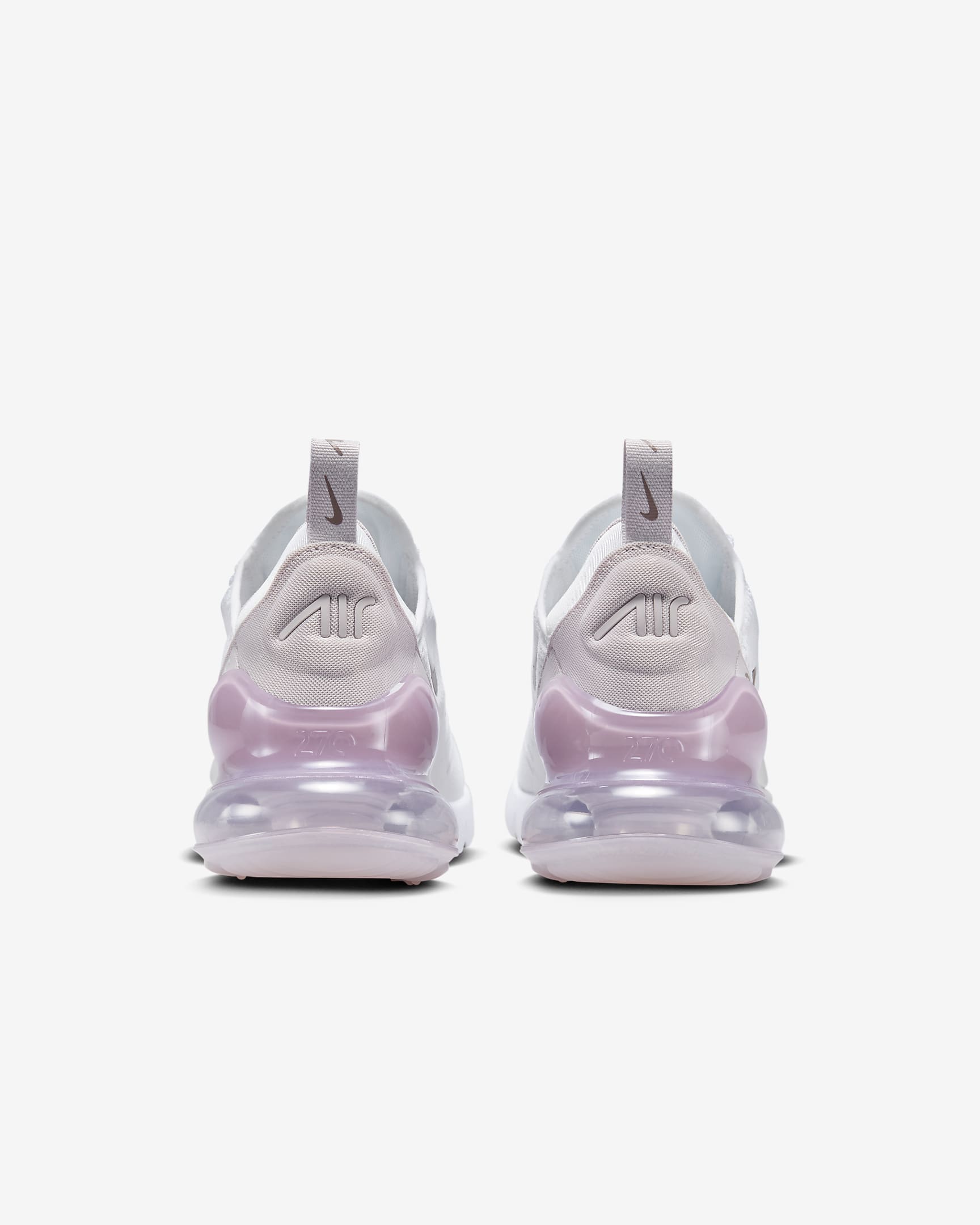 Nike Air Max 270-sko til kvinder - hvid/Smokey Mauve/sort/Platinum Violet