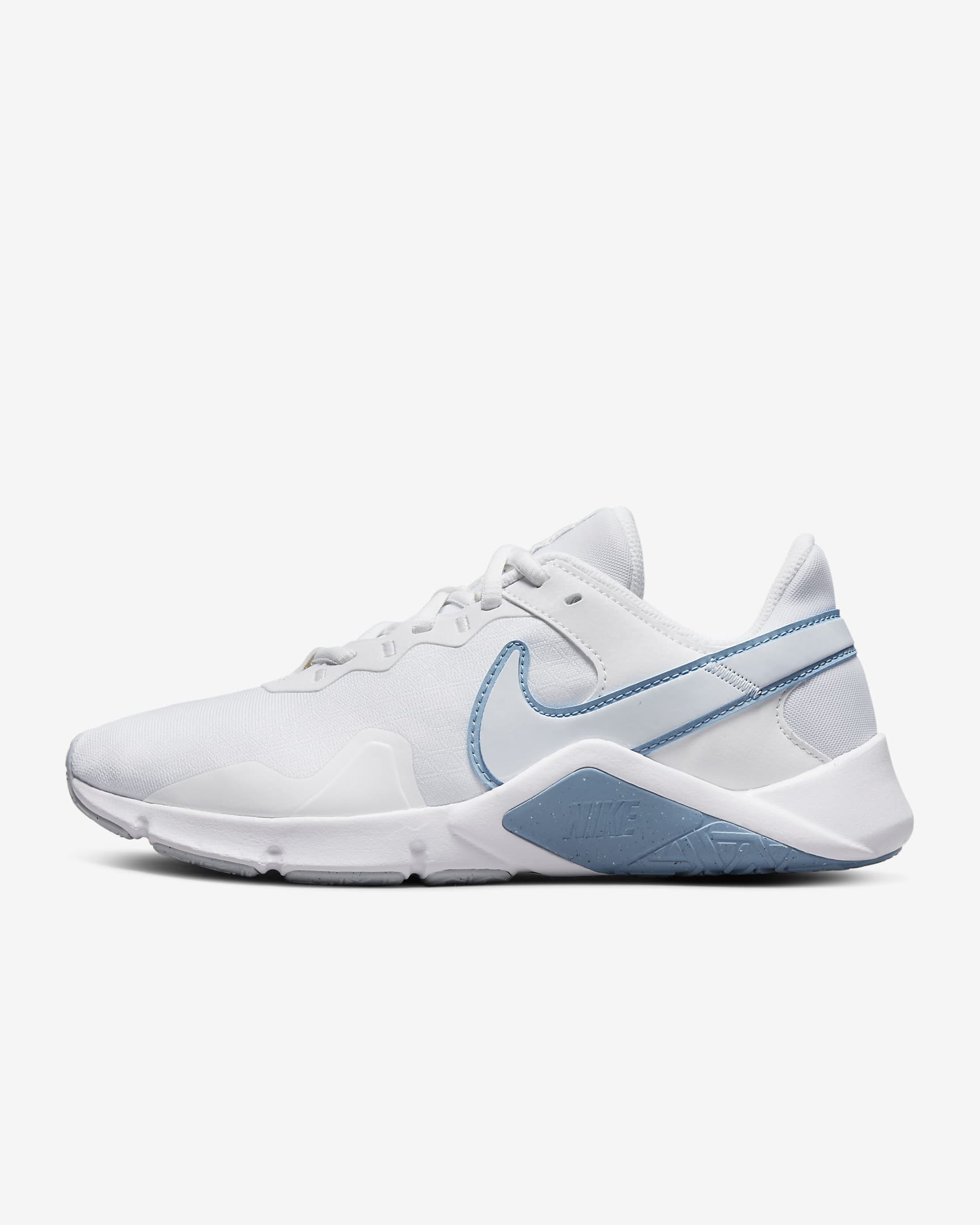 Nike Legend Essential 2 Women's Workout Shoes - White/Aura/Phantom/Worn Blue