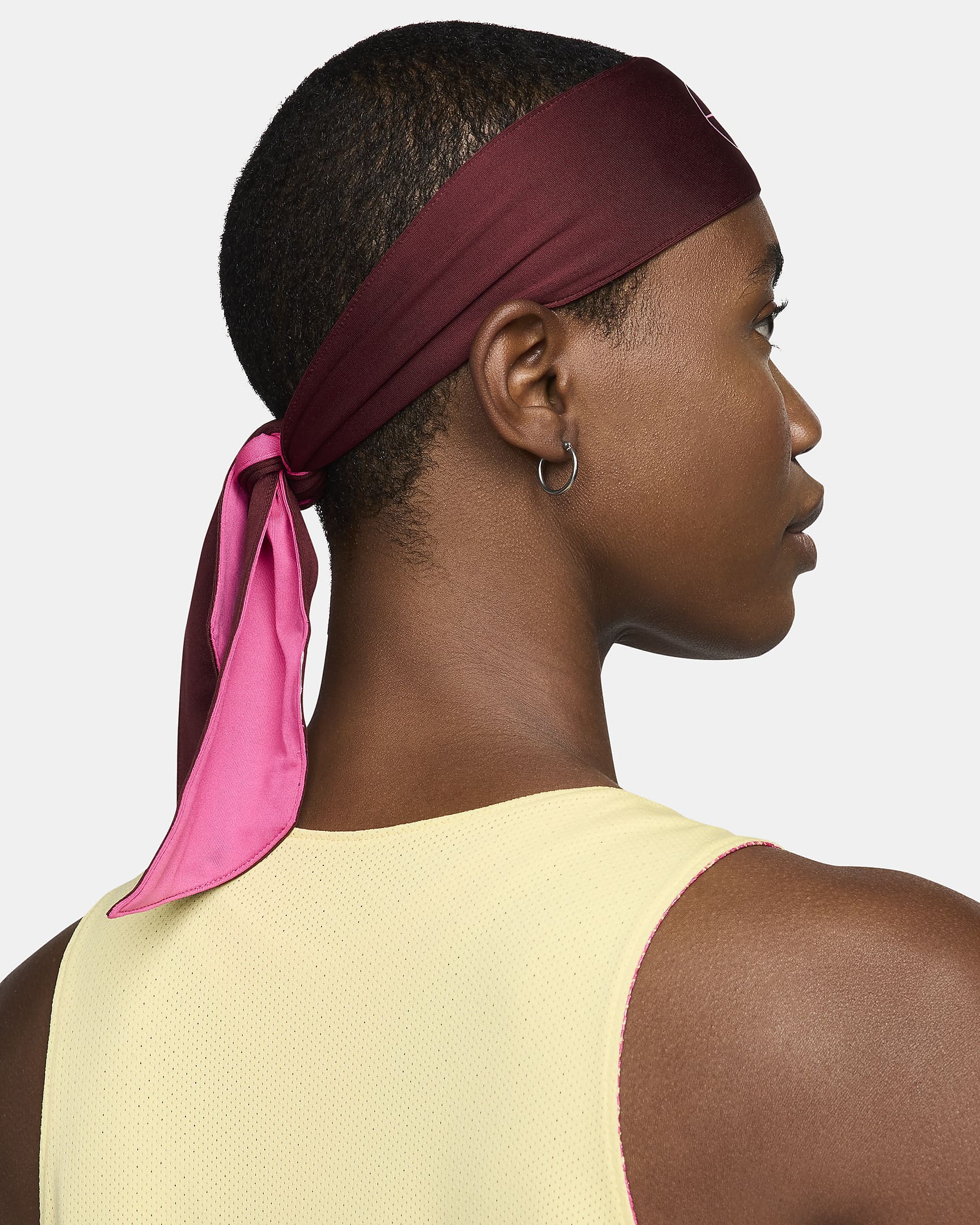 orange nike head tie