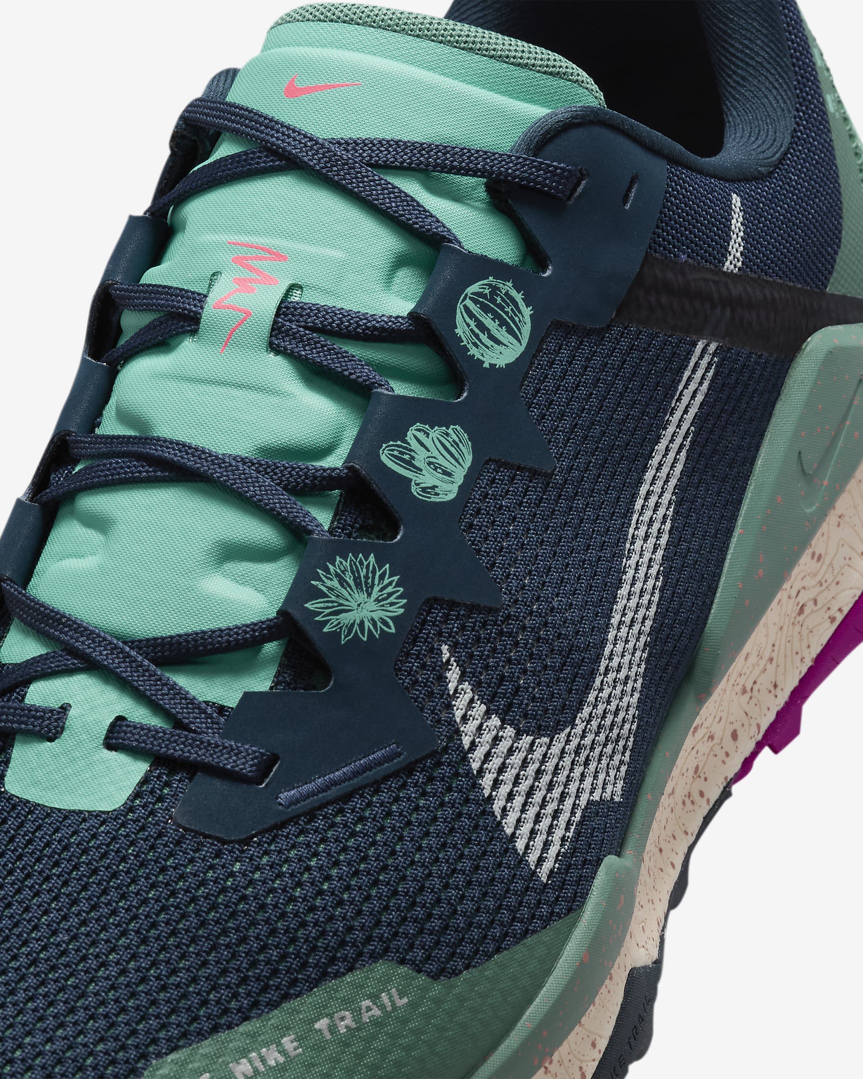 Scarpa da trail running Nike Wildhorse 8 – Uomo - Armory Navy/Bicoastal/Green Frost/Pale Ivory