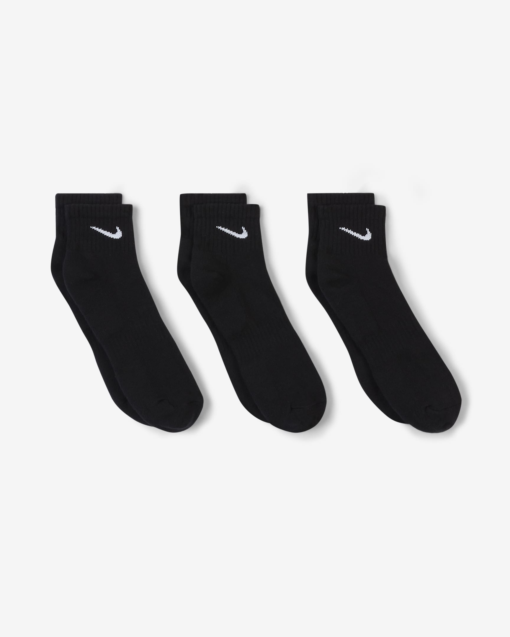 Nike Everyday Cushioned Training Ankle Socks (3 Pairs). Nike ID