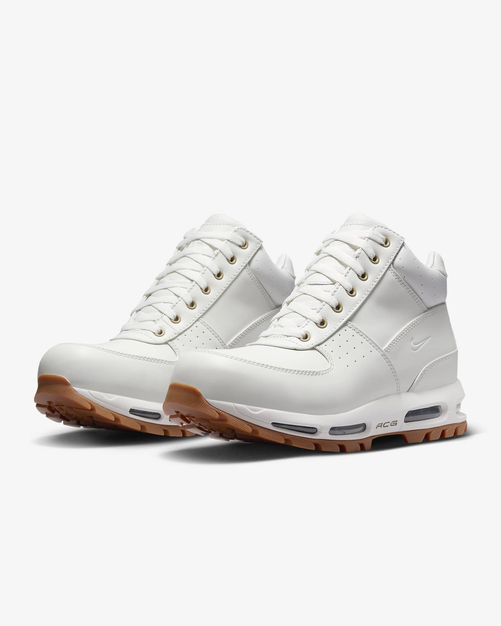 Nike Air Max Goadome Men's Boots - Summit White/Khaki/Gum Medium Brown/Summit White