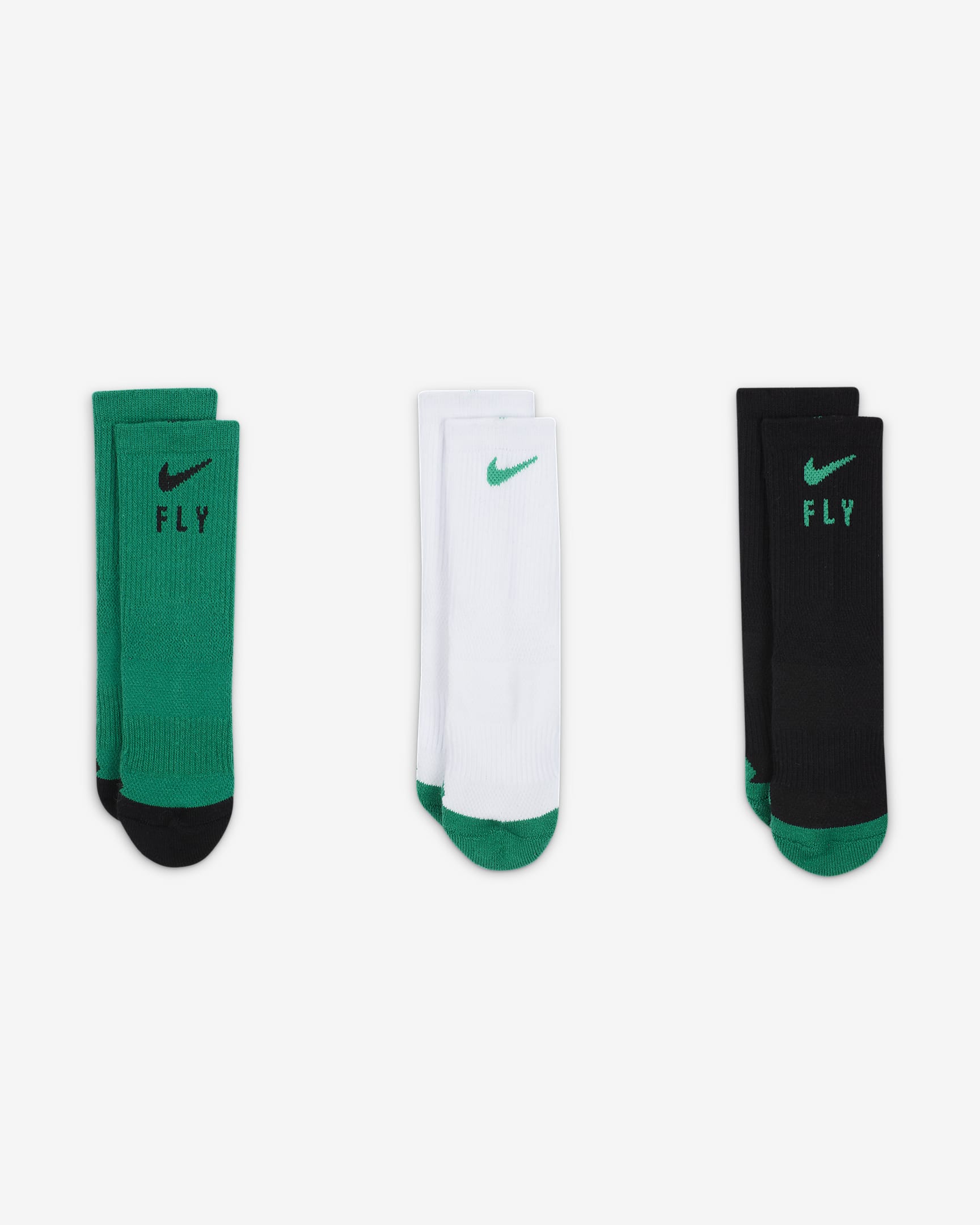 Nike Little Kids' Elite Crew Socks (3 Pairs). Nike.com