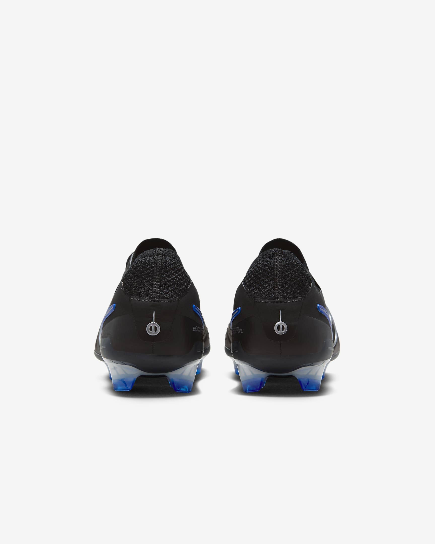 Nike Tiempo Legend 10 Elite Firm-Ground Low-Top Soccer Cleats - Black/Hyper Royal/Chrome