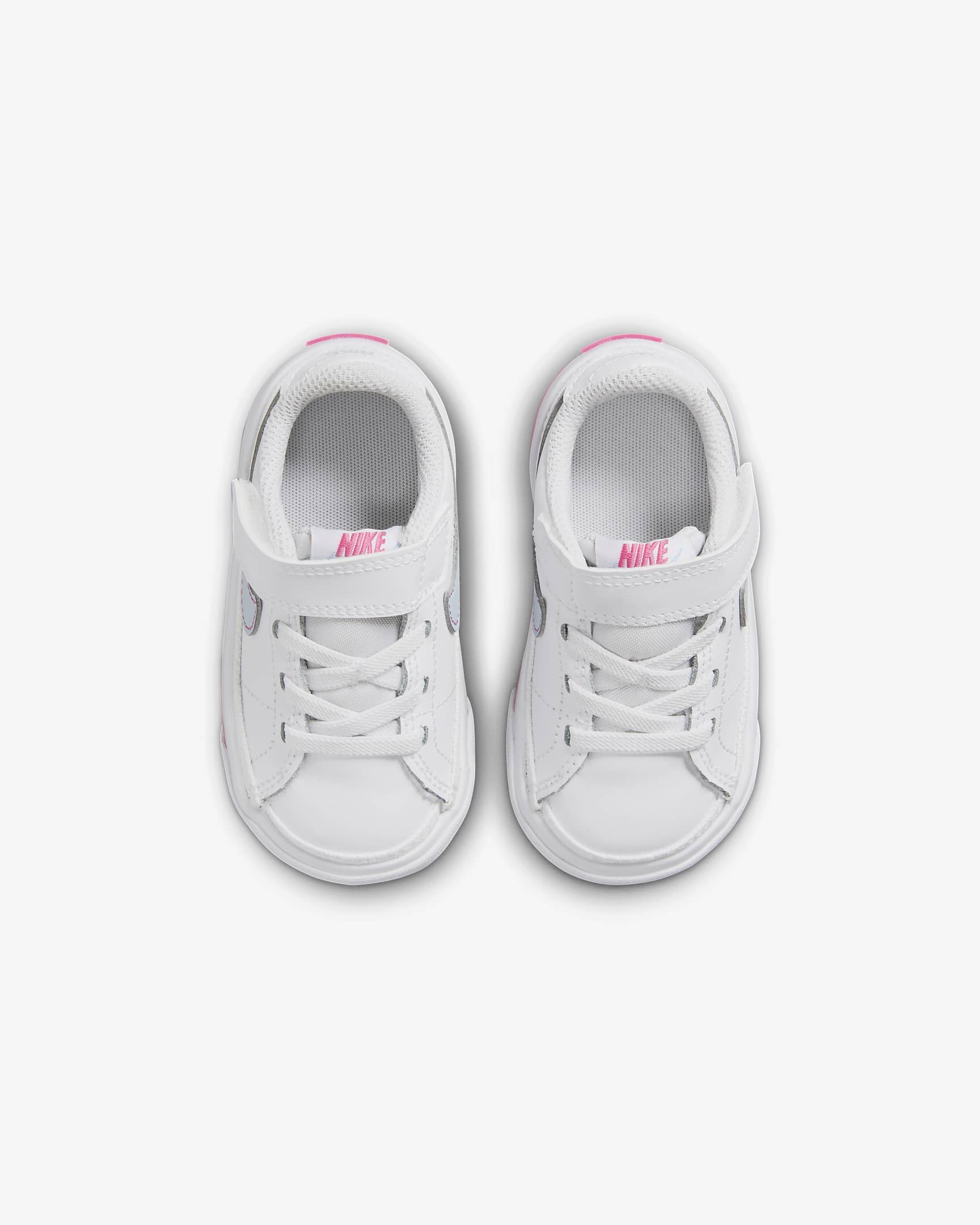 Nike Court Legacy Baby/Toddler Shoes - White/Pinksicle/Light Armory Blue