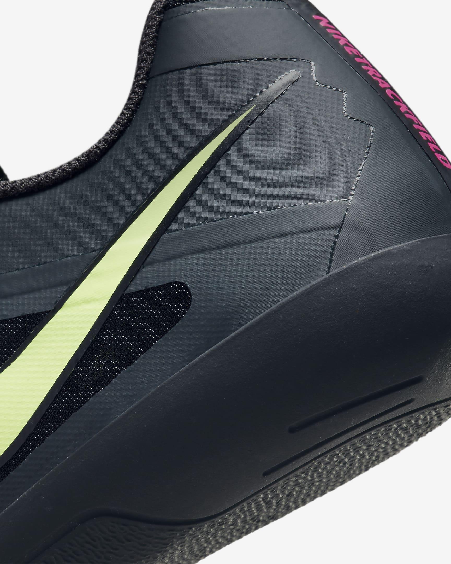 Nike Zoom Rival SD 2 Athletics Throwing Shoes - Anthracite/Black/Light Lemon Twist/Fierce Pink