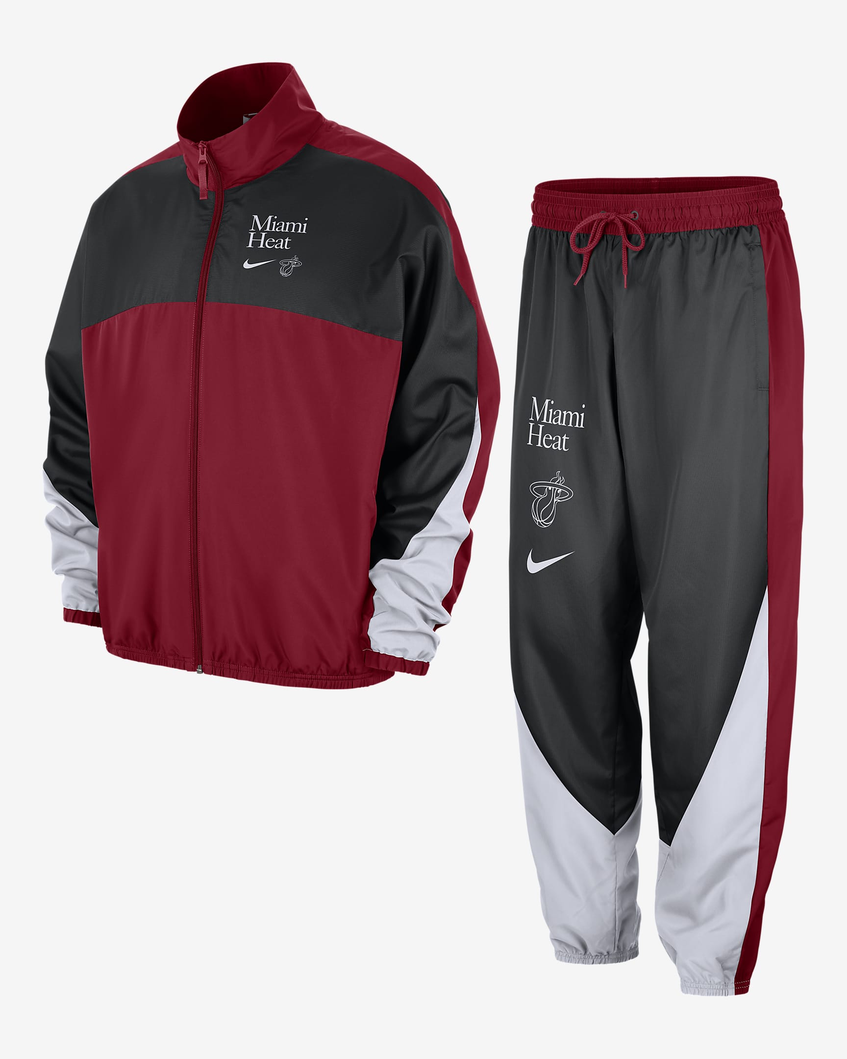 Miami Heat Starting 5 Courtside Men's Nike NBA Graphic Tracksuit. Nike NL