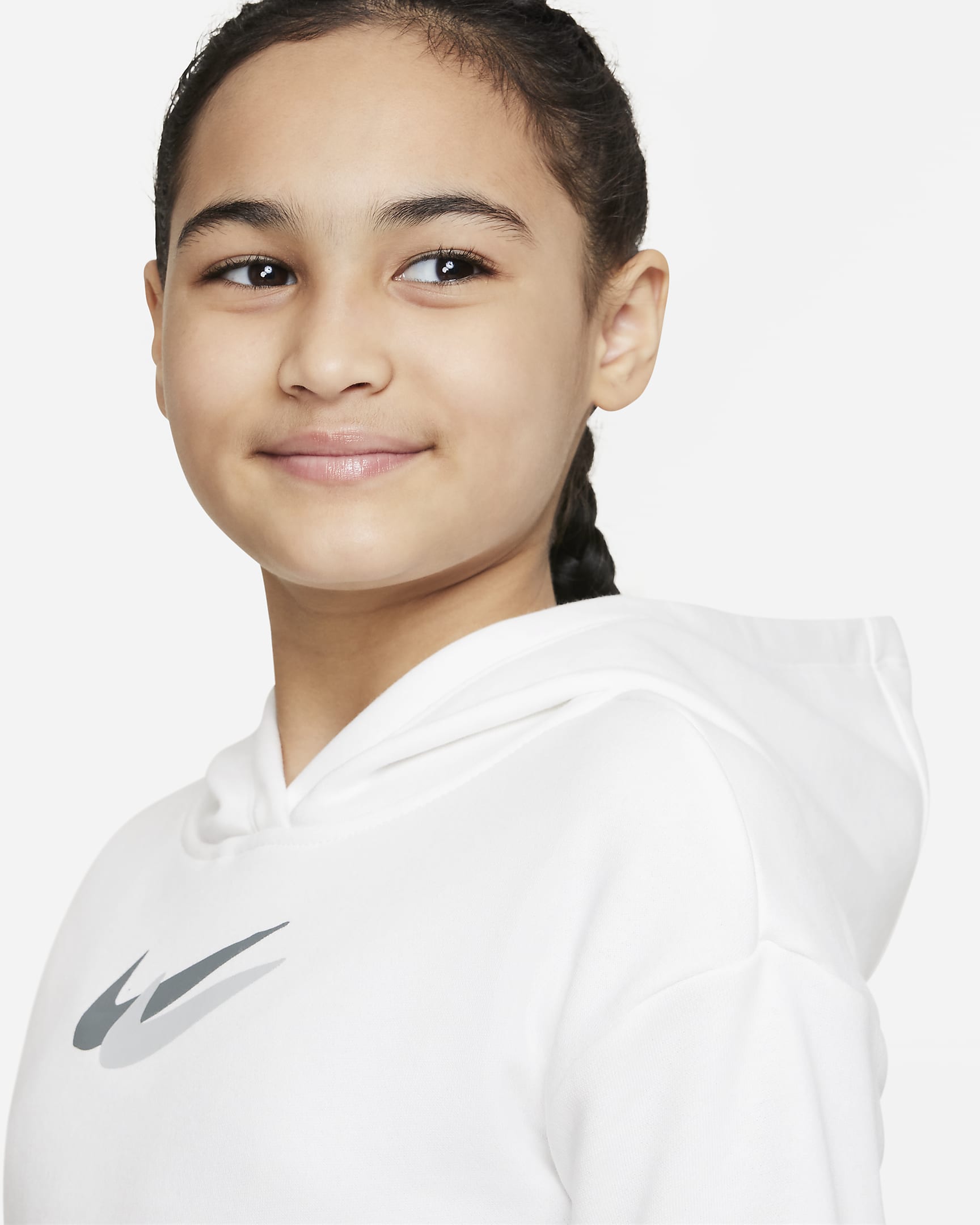 Nike Sportswear Older Kids Girls Fleece Hoodie Nike LU