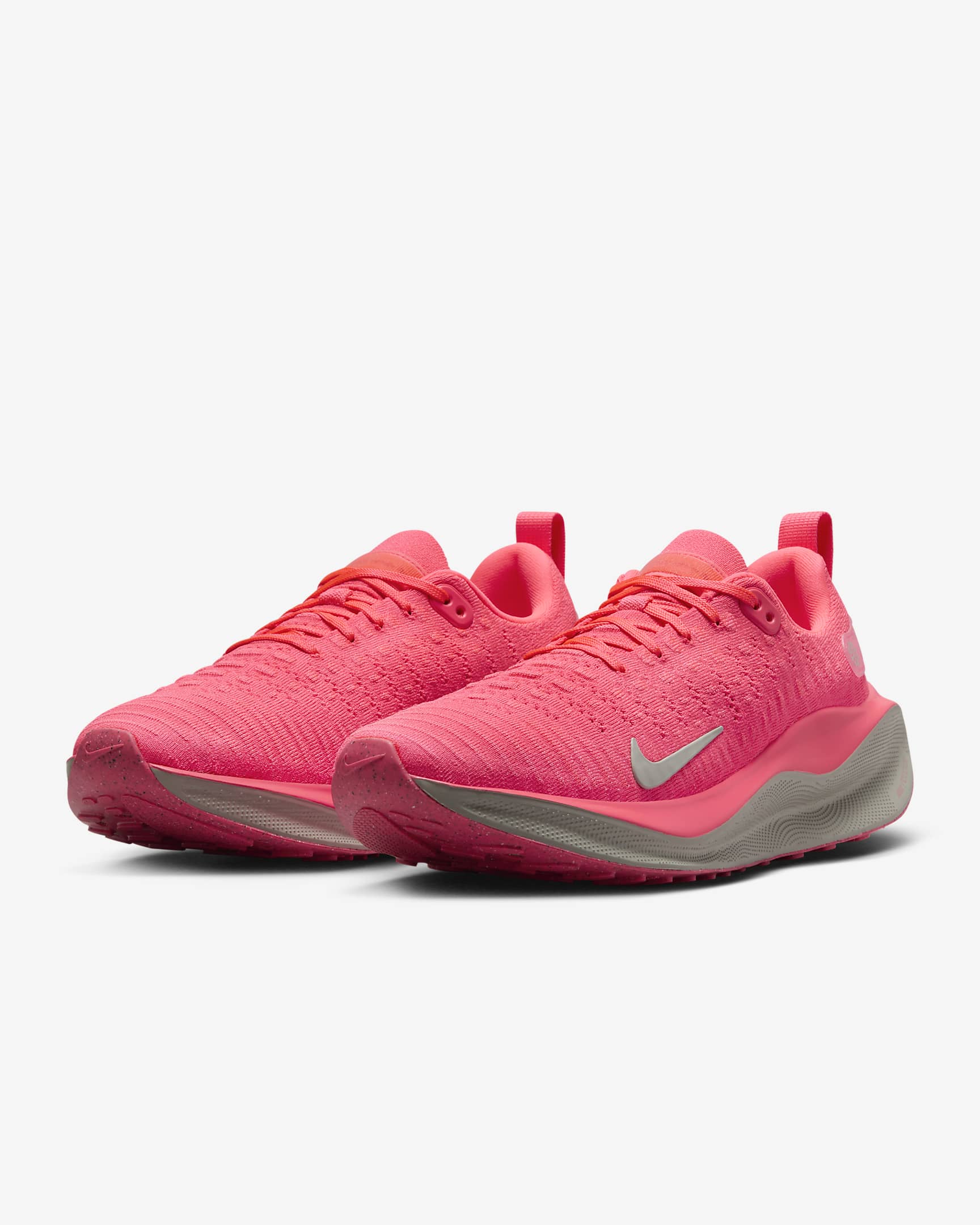 Tenis de correr en pavimento para mujer Nike InfinityRN 4 - Ponche cálido/Negro/Rosa margarita/Mena de hierro claro