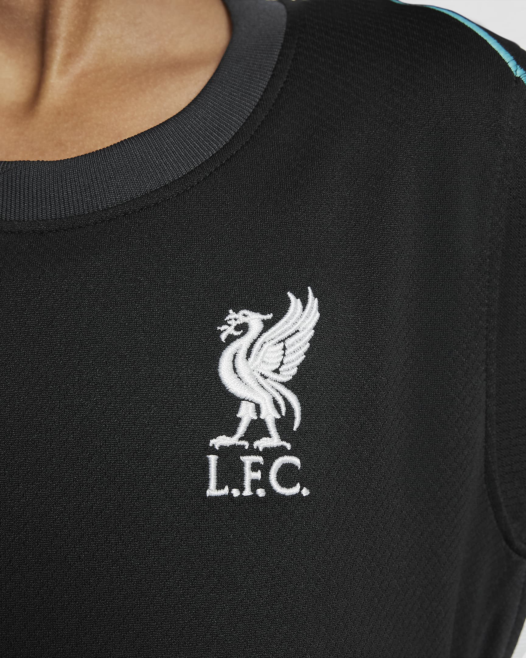 Liverpool FC 2024/25 Stadyum Deplasman Nike 3 Parça Küçük Çocuk Futbol Taraftar Forması - Night Forest/Anthracite/Washed Teal/Sail