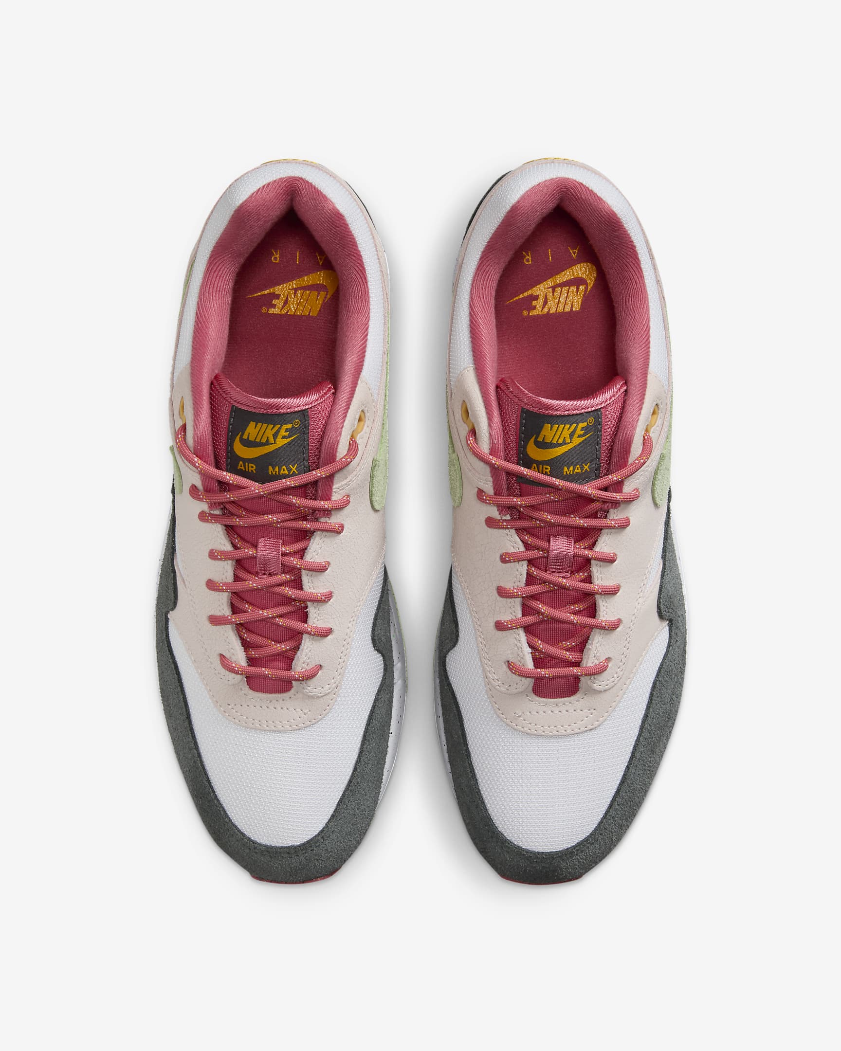 Nike Air Max 1 Men's Shoes - Light Soft Pink/Anthracite/Adobe/Vapor Green