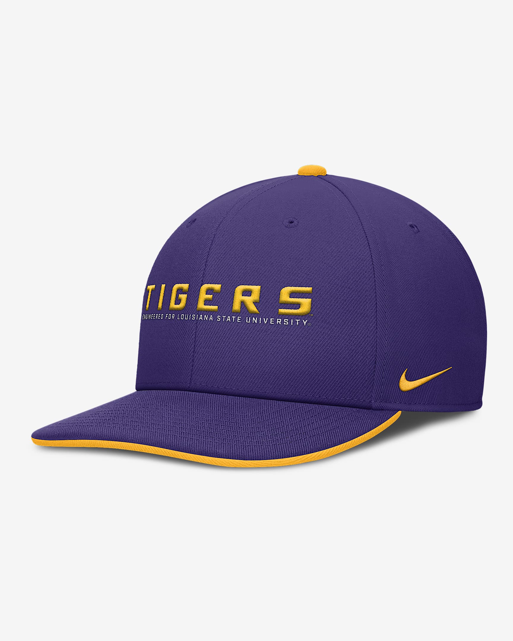 LSU On-Field Club Men's Nike Dri-FIT College Adjustable Hat - Purple