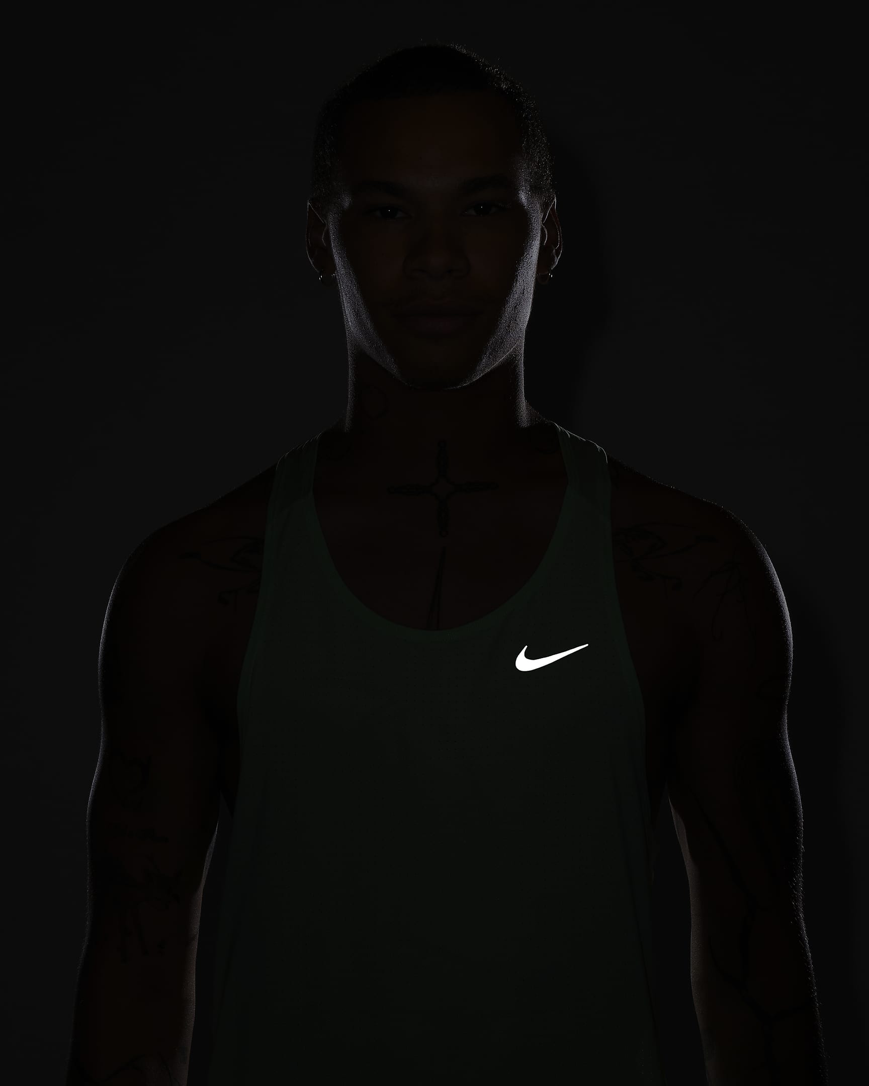 Nike Fast Dri-FIT Lauf-Singlet für Herren - Vapor Green