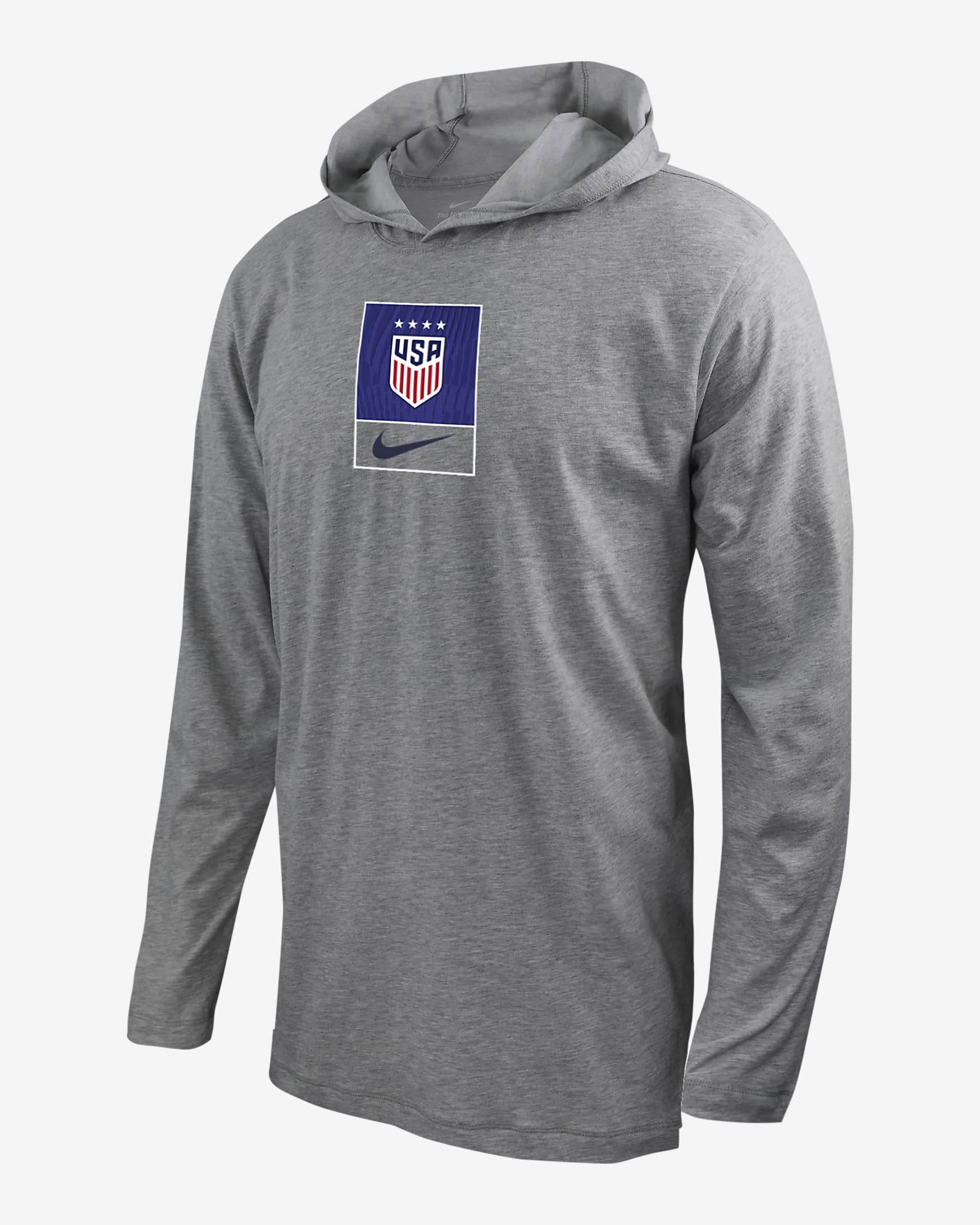 Playera de fútbol de manga larga Nike con gorro para hombre USNWT. Nike.com